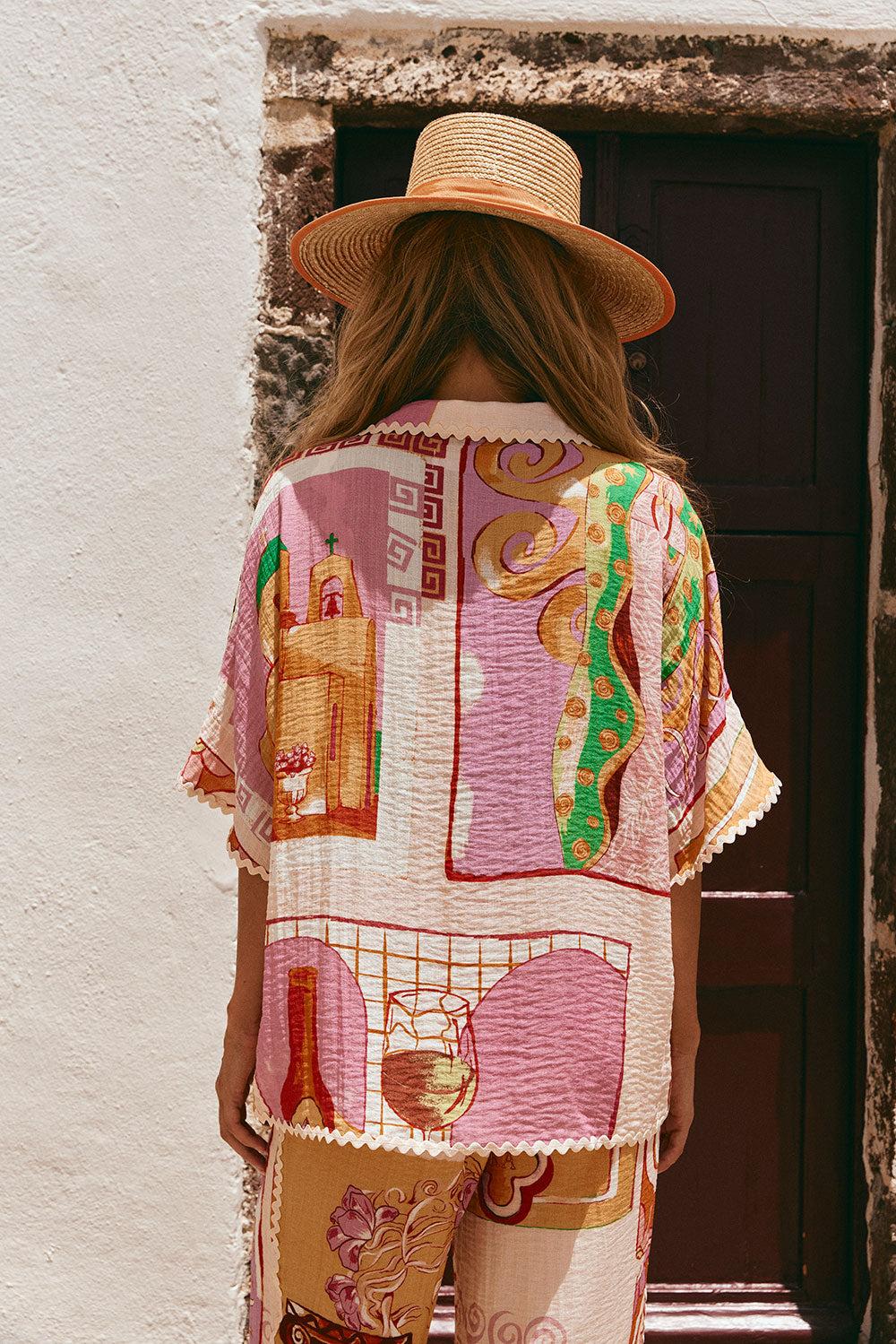 Kelia Shirt - Theotokos Peach Product Image