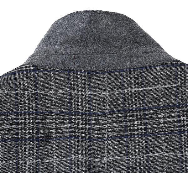 Classic Regular Fit Blazer Windowpane Pattern in Gray Product Image
