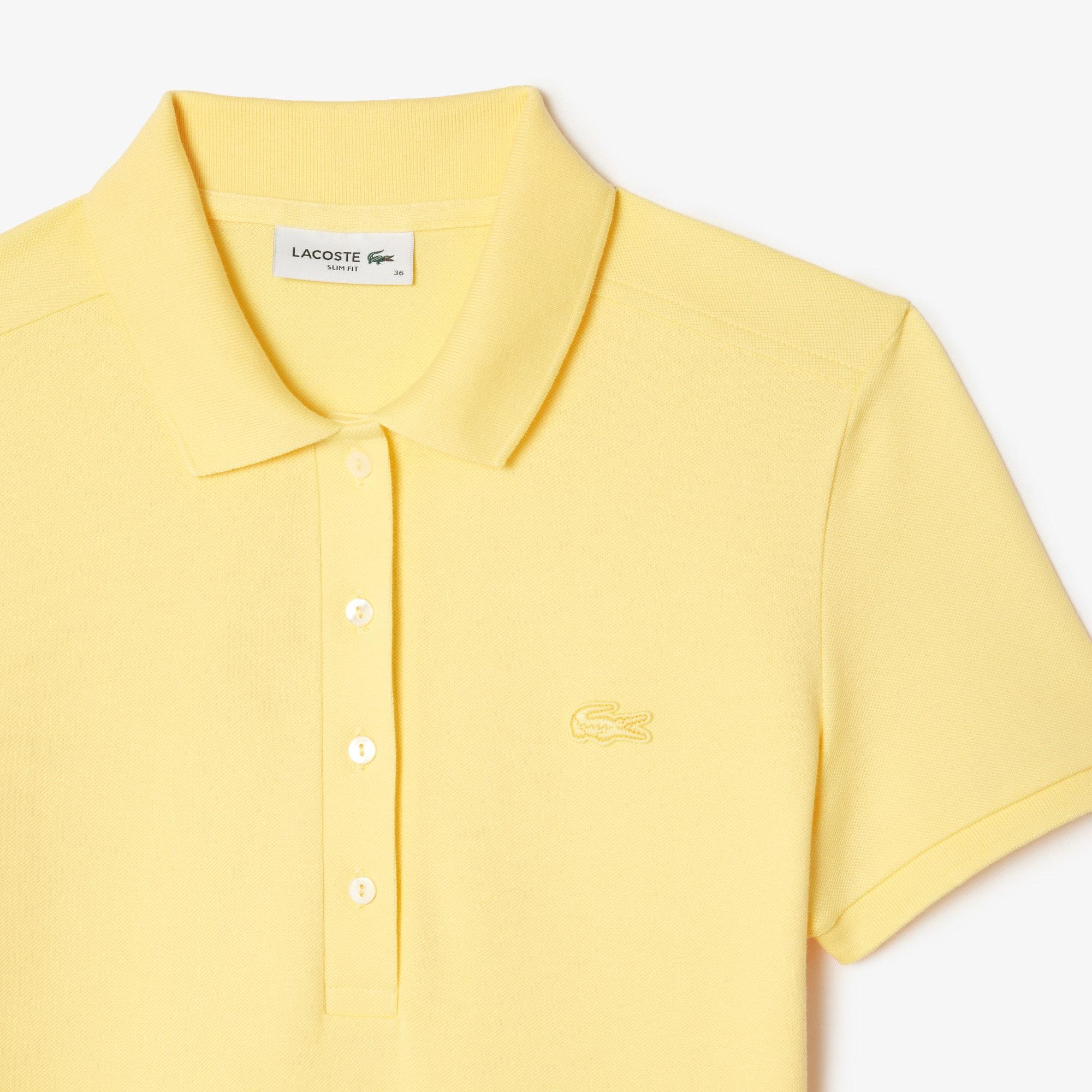 Women's Slim Fit Stretch Mini Piqué Polo Dress Product Image