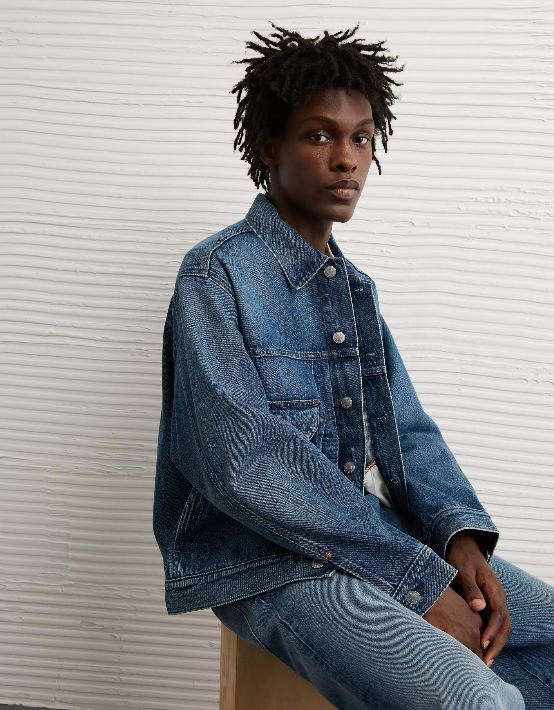 AE Denim Trucker Jacket Product Image
