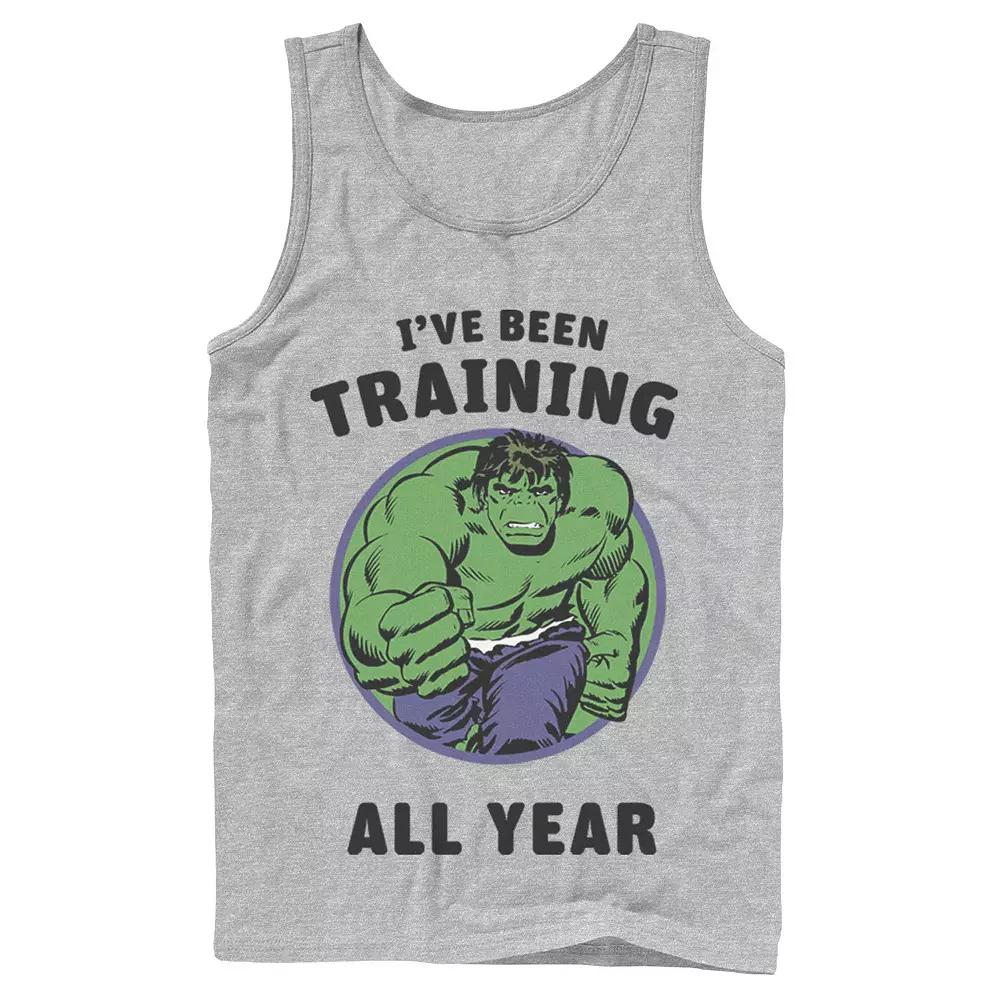 Men's Marvel Avengers Hulk I've Been Training All Year Tank Top, Boy's,  Product Image