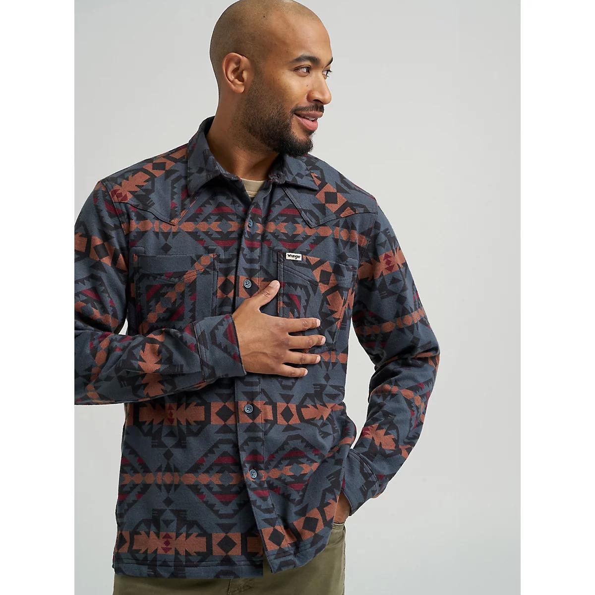 Wrangler All Terrain Gear Men's Campsite Flannel Shirt | Men's SHIRTS | Wrangler® Product Image