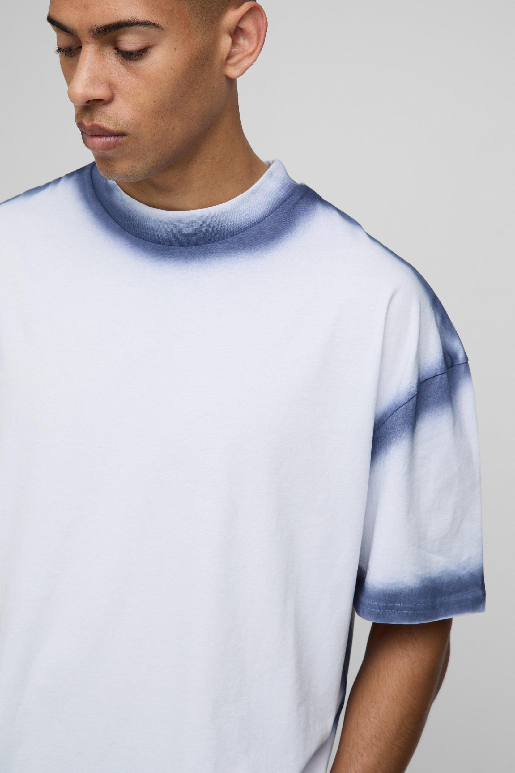 Oversized Boxy Washed Seam T-Shirt | boohooMAN USA Product Image