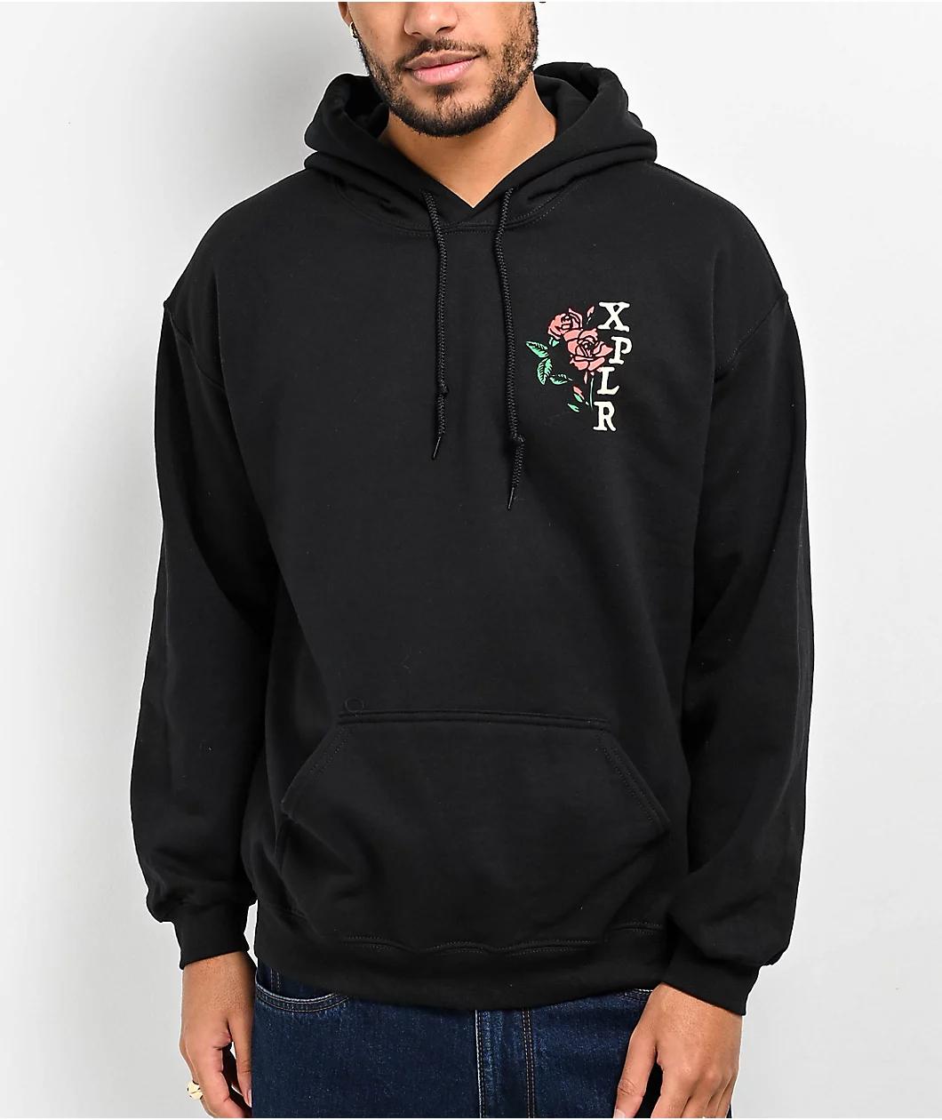 XPLR Grave Black Hoodie Product Image