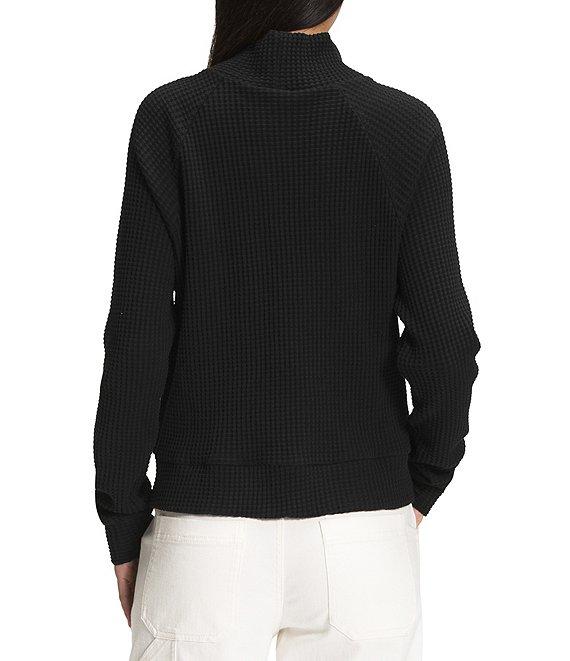 The North Face Chabot Cotton Thermal Knit Mock Neck Long Sleeve Top Product Image