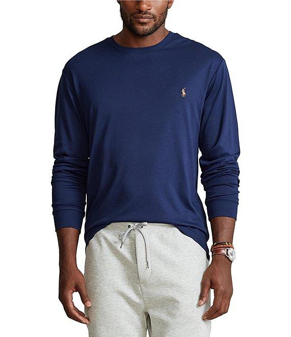 Polo Ralph Lauren Big & Tall Soft Cotton Long Sleeve T-Shirt Product Image