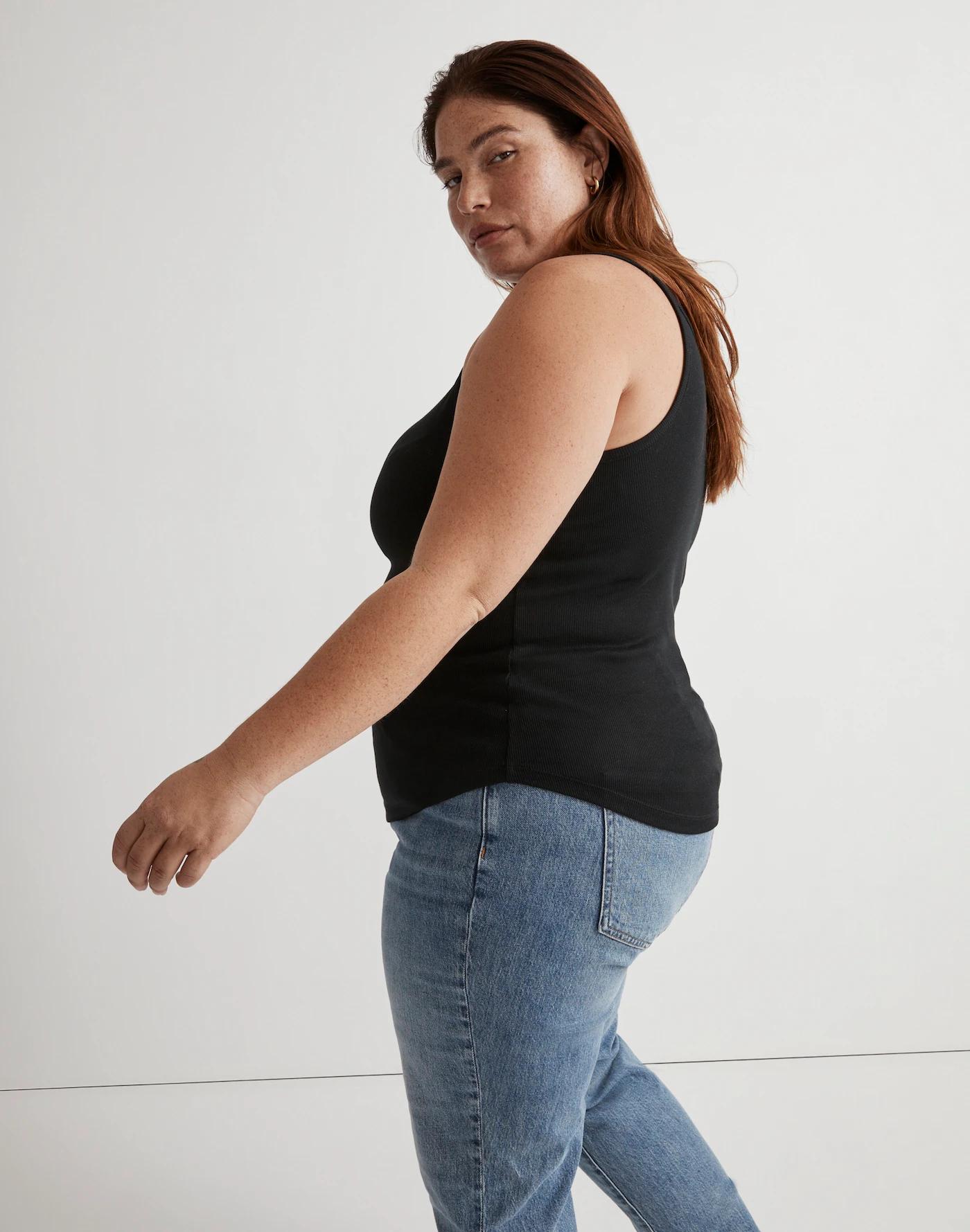 Plus Supima® Rib '90s Tank Product Image