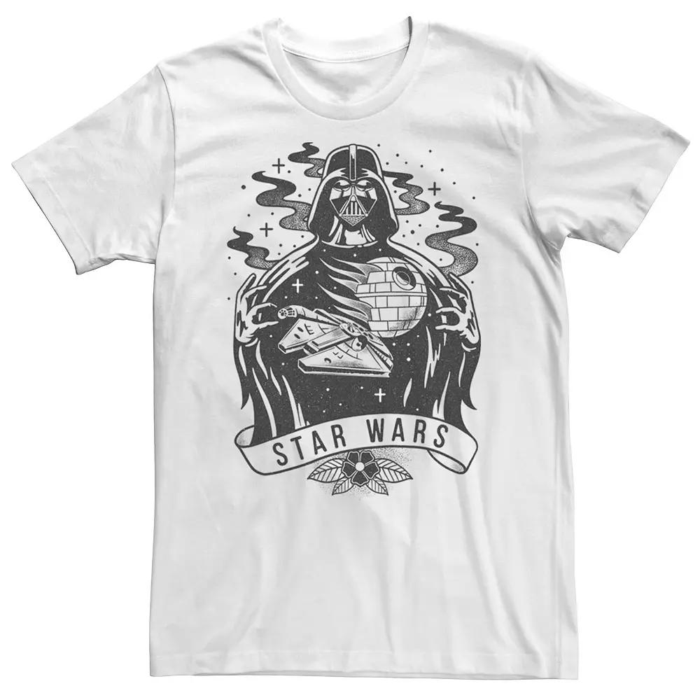Men's Star Wars Darth Vader Tattoo Sketch Design Tee,  Product Image