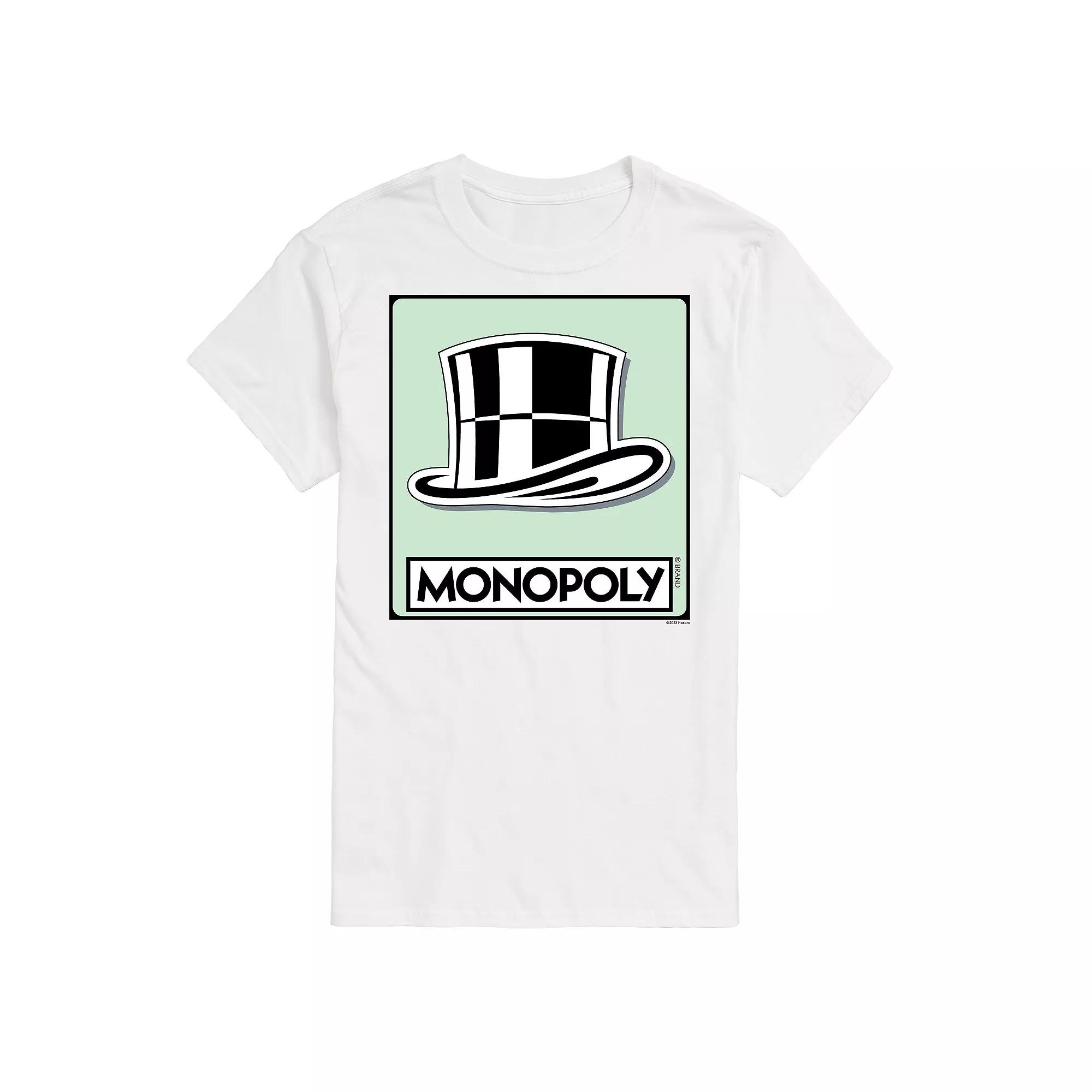 Big & Tall Monopoly Hat Token Graphic Tee, Men's,  Product Image