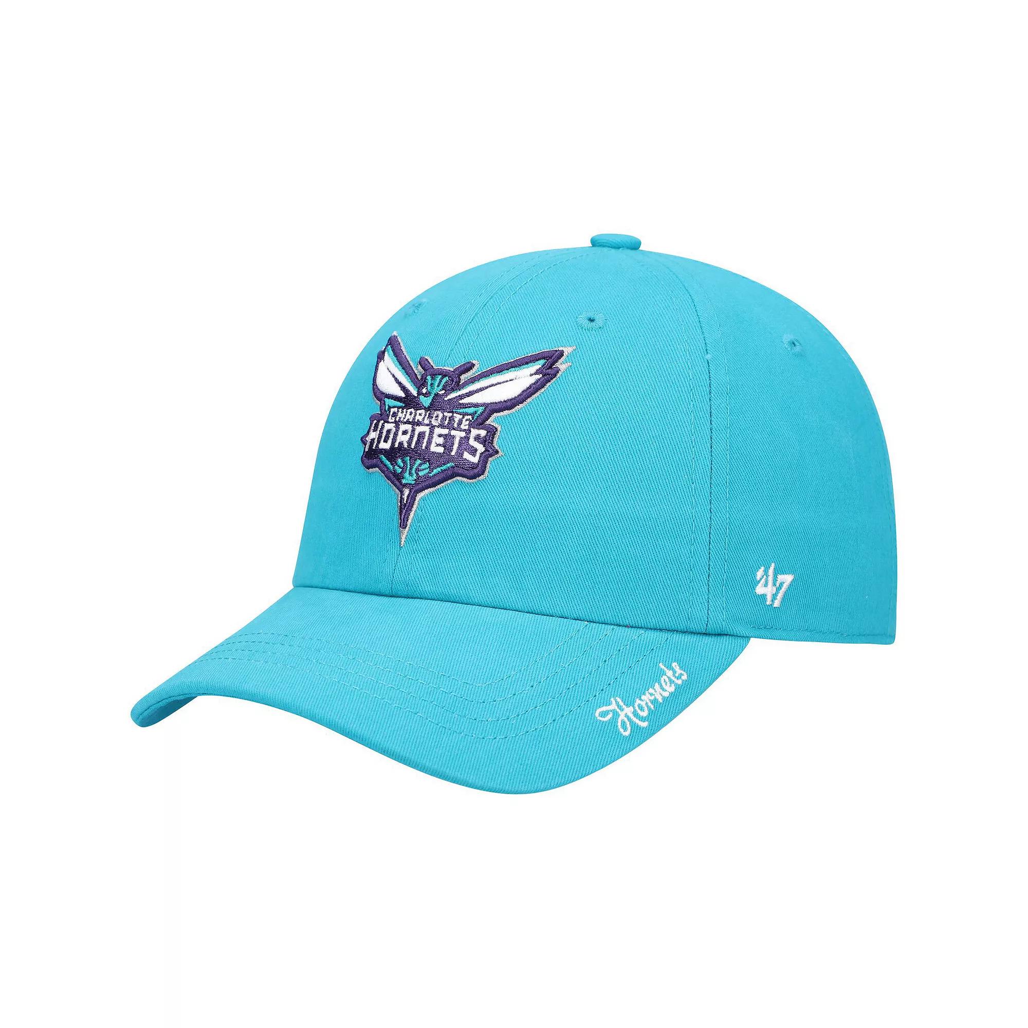 Women's '47 Teal Charlotte Hornets Miata Clean Up Logo Adjustable Hat, Chr Blue Product Image
