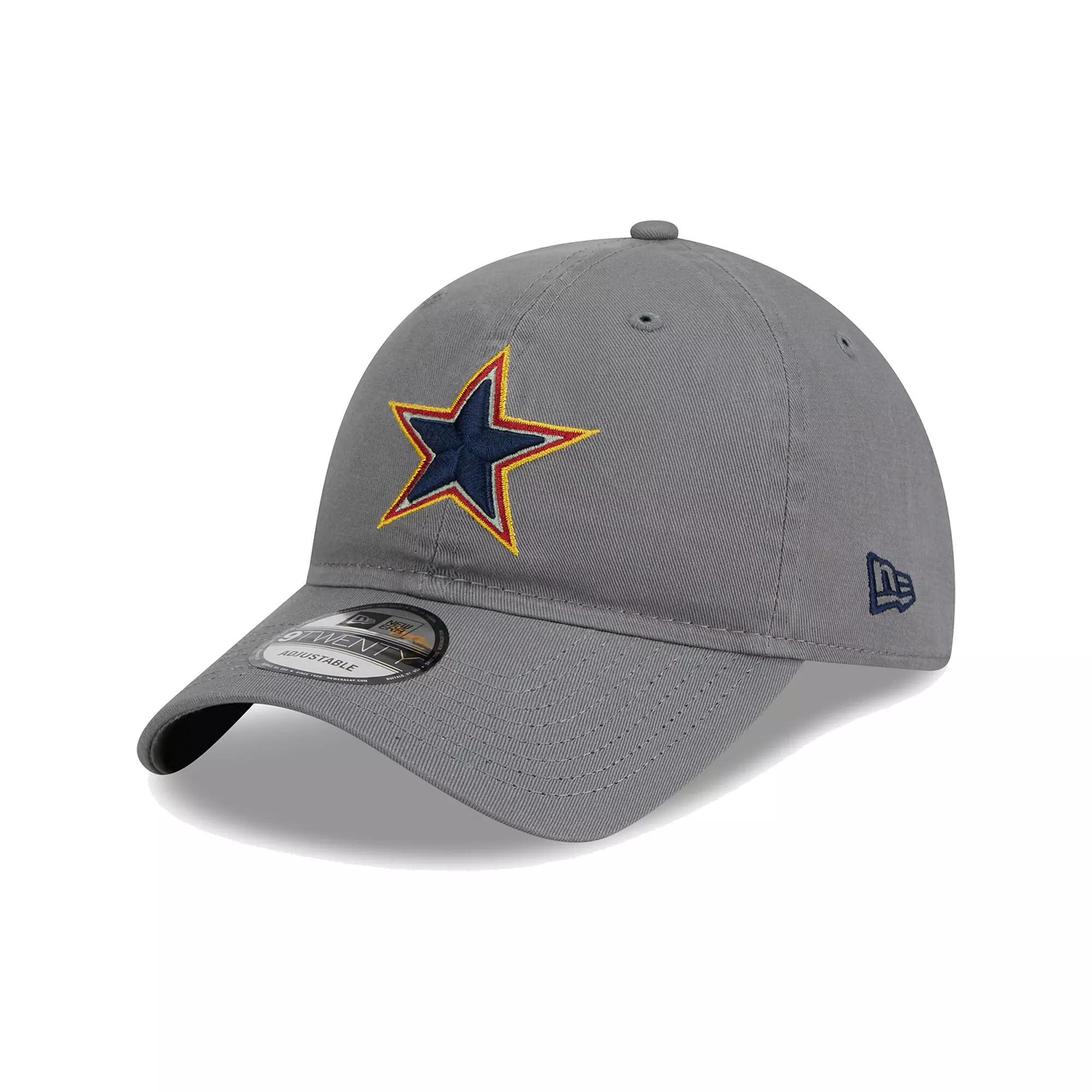 Men's New Era Gray Dallas Cowboys Color Pack 9TWENTY Adjustable Hat, Grey Product Image