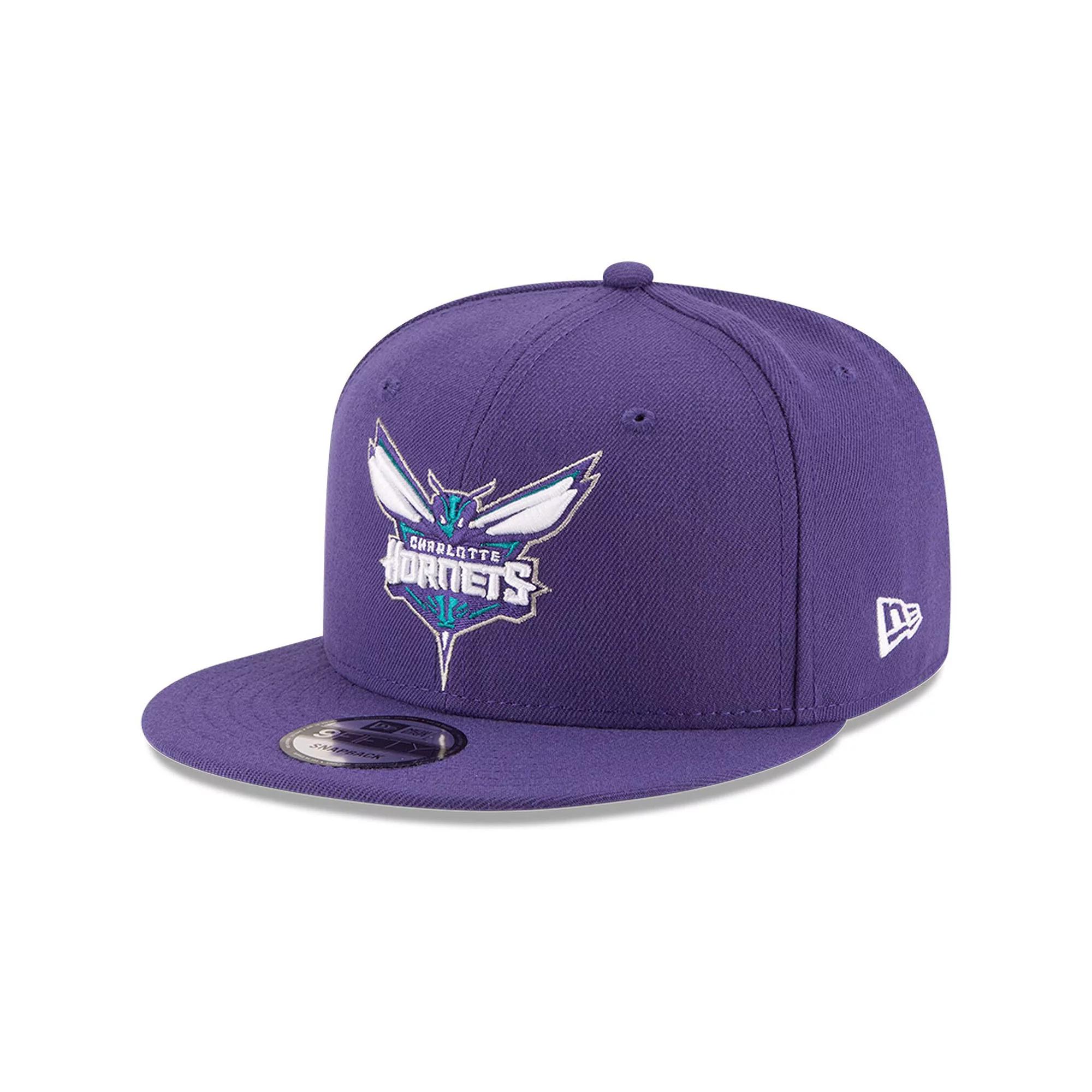 Men's New Era Purple Charlotte Hornets Official Team Color 9FIFTY Snapback Hat, Chr Purple Product Image
