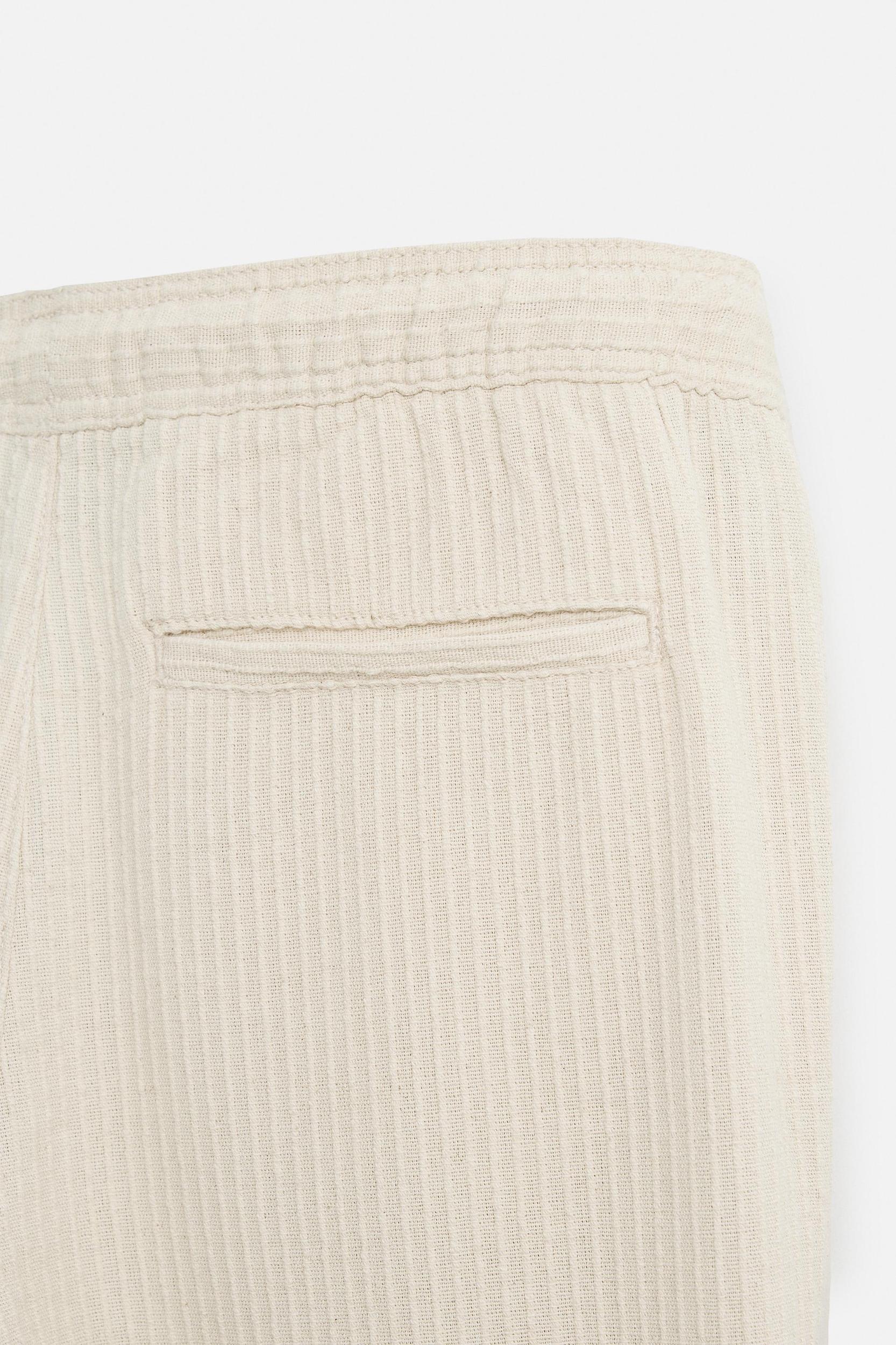 STRIPED JACQUARD PANTS Product Image