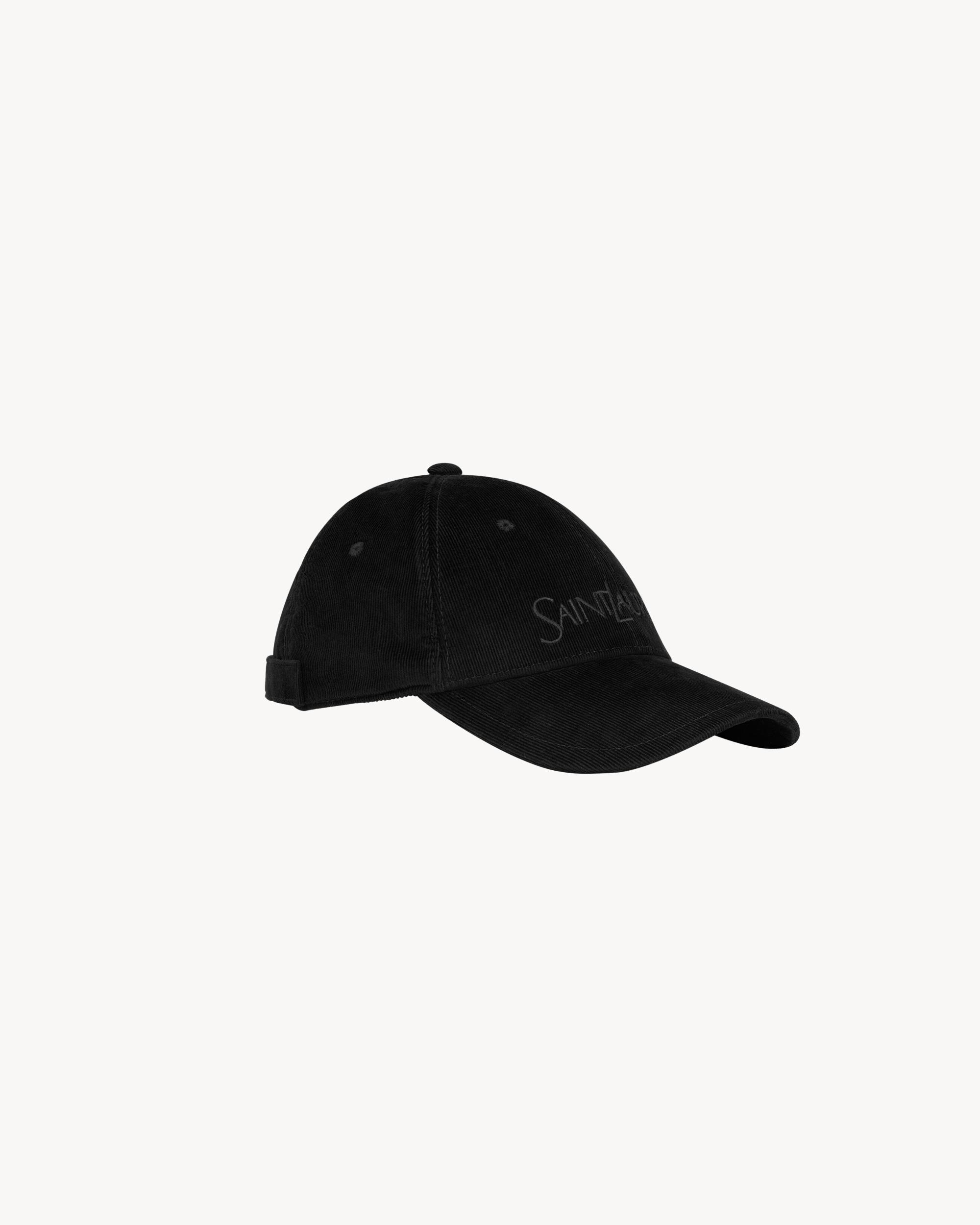 SAINT LAURENT vintage cap in corduroy Product Image