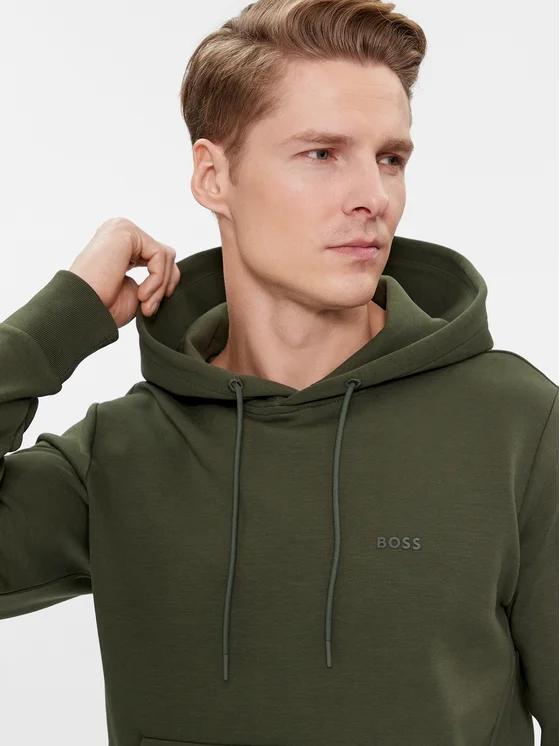 BOSS Sweatshirt Soody Open Green Hoodie Product Image