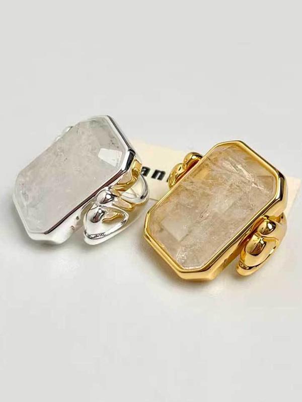 Geometric Split-Joint Rings Accessories Product Image