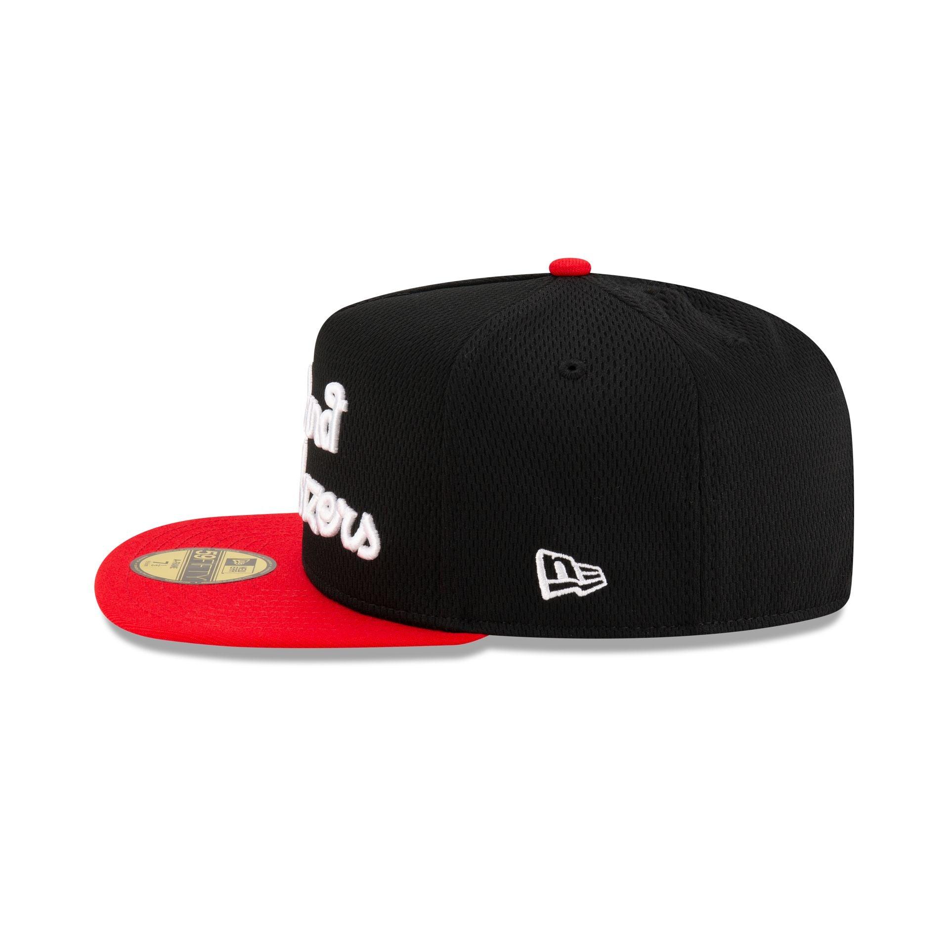 Portland Trail Blazers Dashmark Mesh 59FIFTY A-Frame Fitted Hat Male Product Image