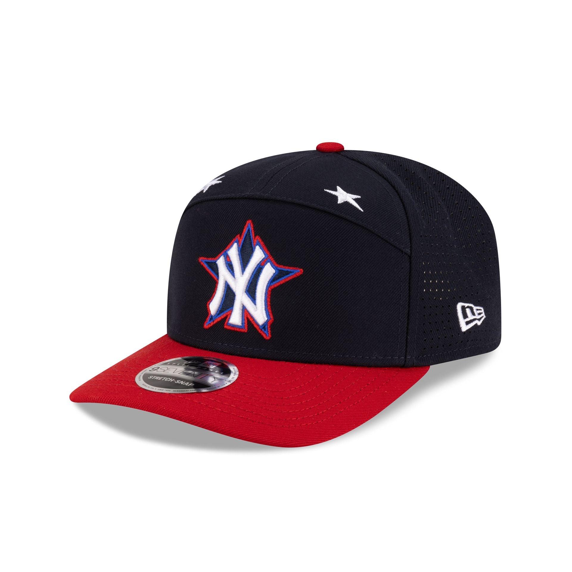 New York Yankees 2025 All-Star Game Workout Split Panel 9SEVENTY Stretch-Snap Hat Male Product Image