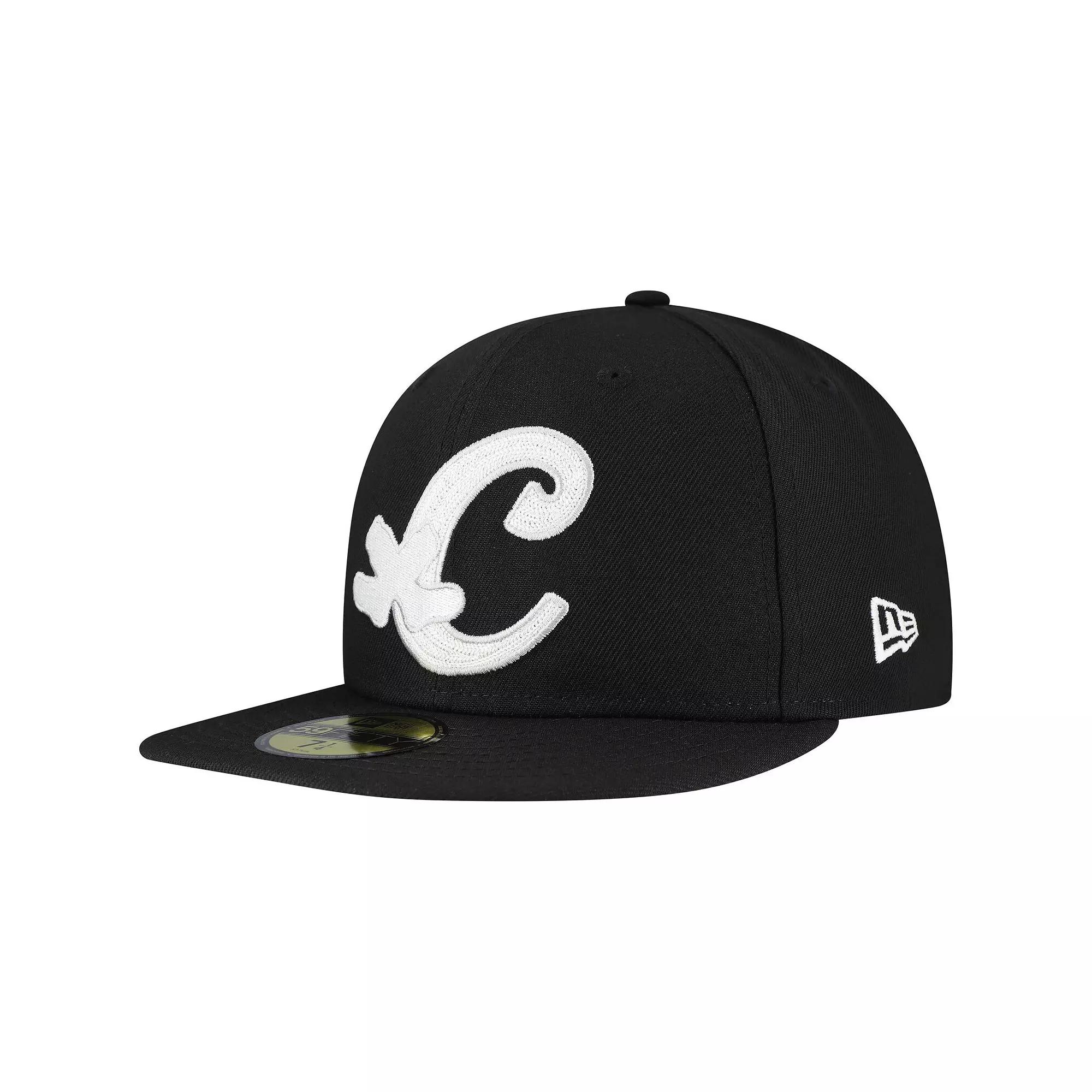 Men's New Era Black Chicago White Sox Duo Logo 2.0 59FIFTY Fitted Hat,  Product Image