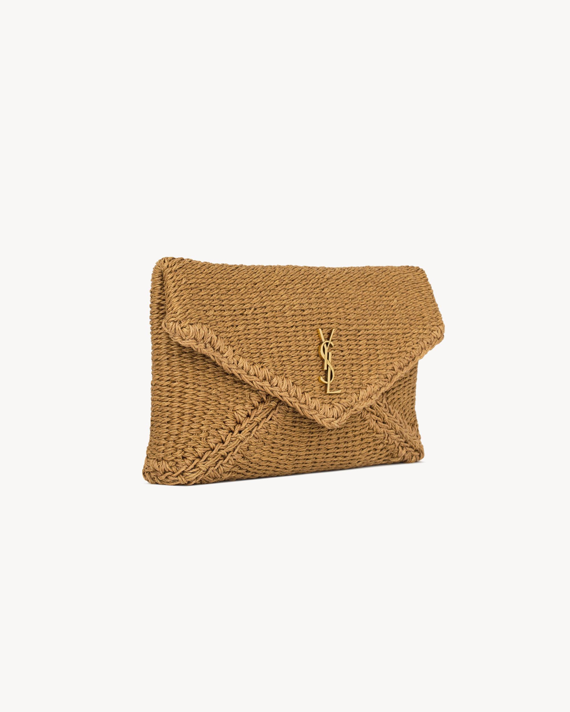 CASSANDRE large envelope pouch in rope Product Image
