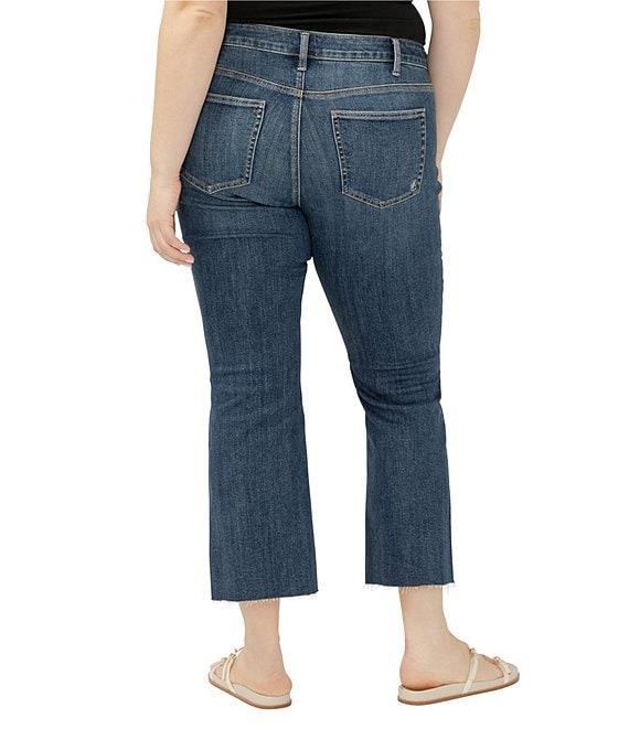 Silver Jeans Co. Plus Size Suki Mid Rise Curvy Fit KIck Flare Jeans Product Image