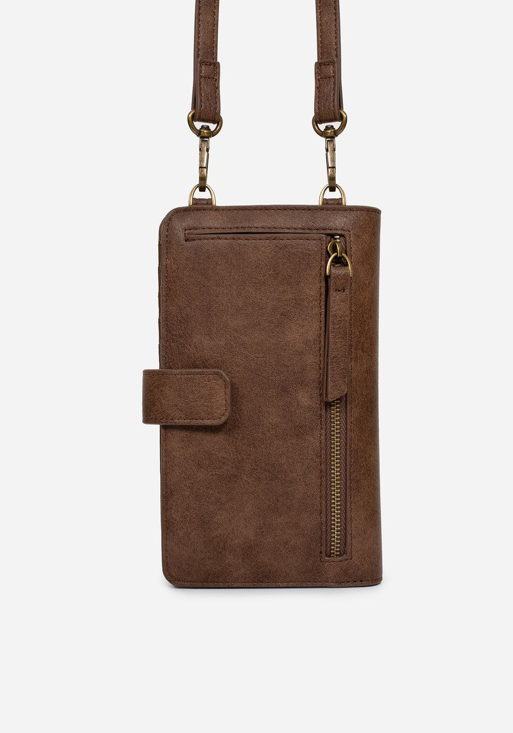 Fern Embroidered Crossbody Phone Bag Product Image