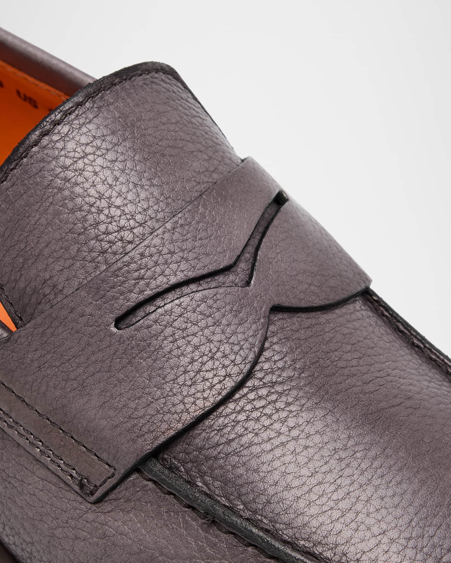 Men's Rock Deerskin Penny Loafers Product Image