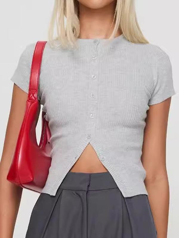 Short Sleeve Knits in Solid Colours Product Image