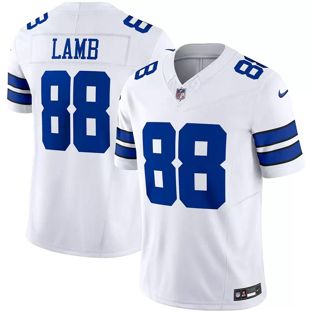 Men's Nike CeeDee Lamb White Dallas Cowboys Vapor F.U.S.E. Limited Jersey,  Product Image