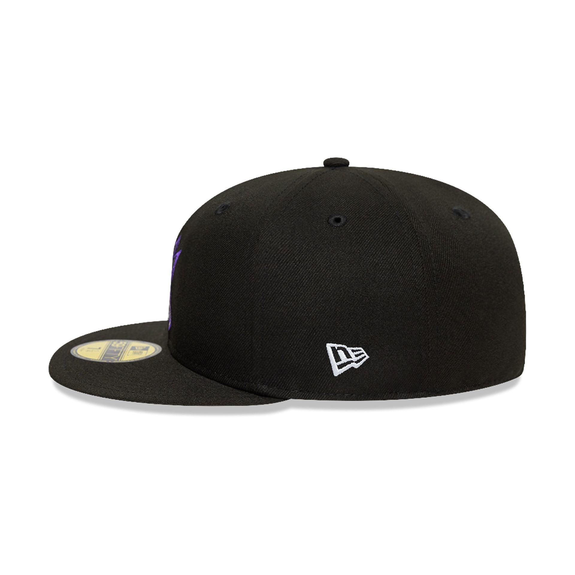 Sacramento Kings Classic Edition Black 59FIFTY Fitted Hat Male Product Image