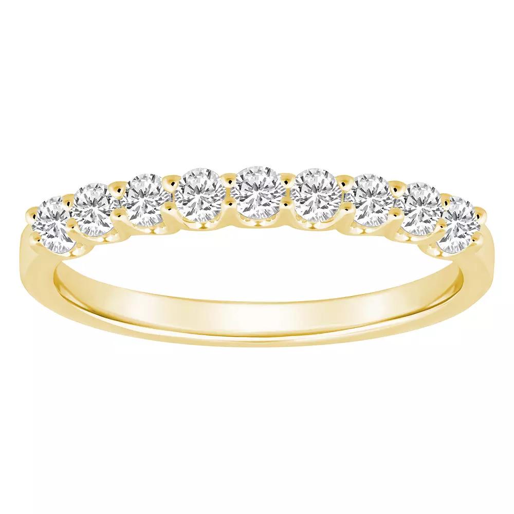 Alyson Layne 14k Gold 1/2 Carat T.W. Diamond Wedding Band, Women's, Size: 7.50, Yellow Product Image