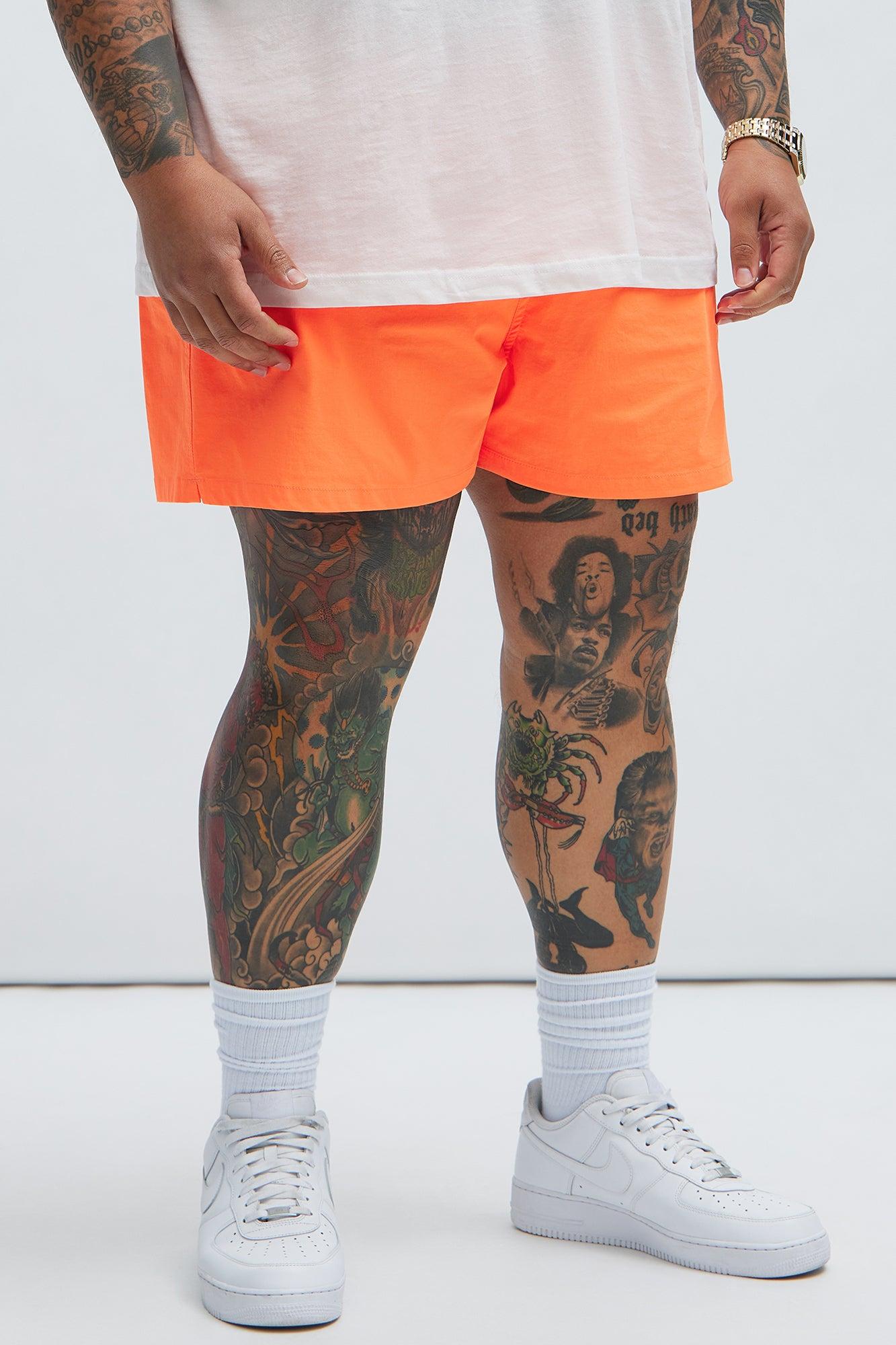 Montez Stretch Swim Trunk Short - Orange Product Image