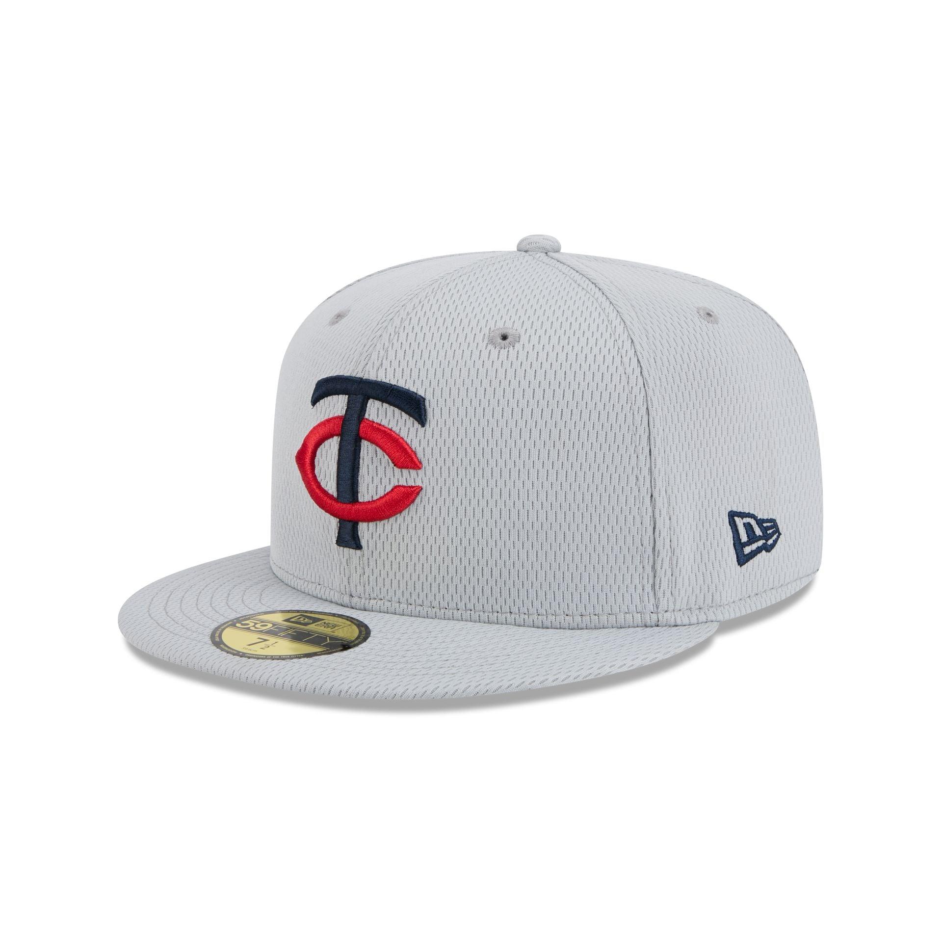 Minnesota Twins 2025 Clubhouse Gray 59FIFTY Fitted Hat Male Product Image