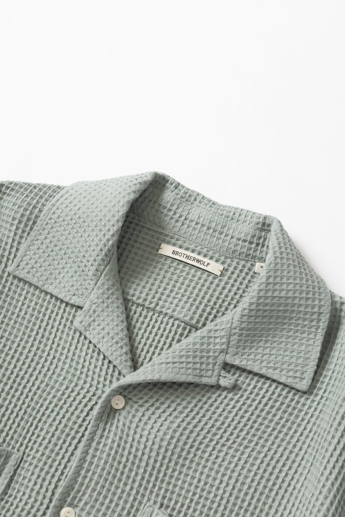 Brotherwolf - Buckley Long Sleeve Shirt - Green Product Image