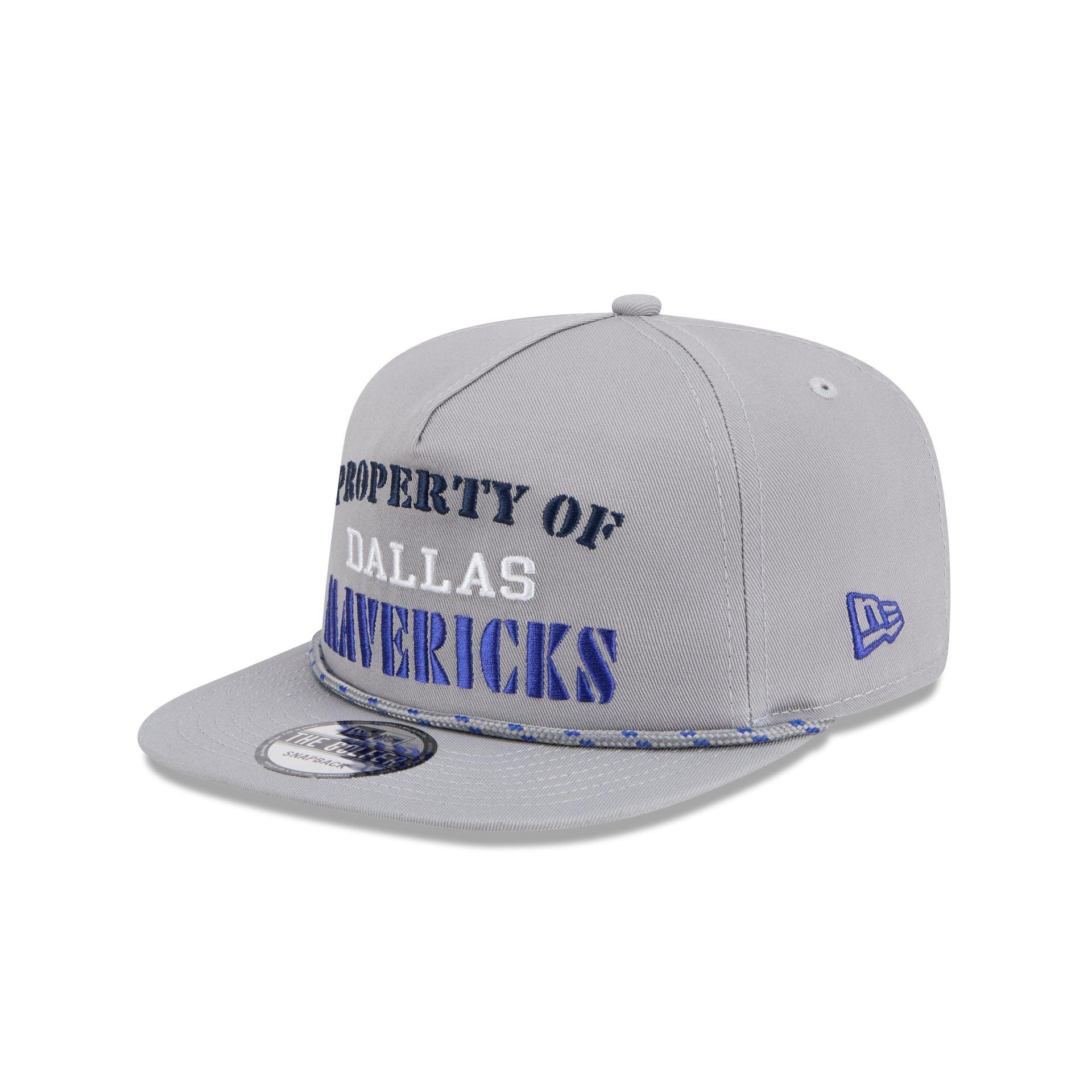 Dallas Mavericks Vintage Gray Rope Golfer Hat Male Product Image