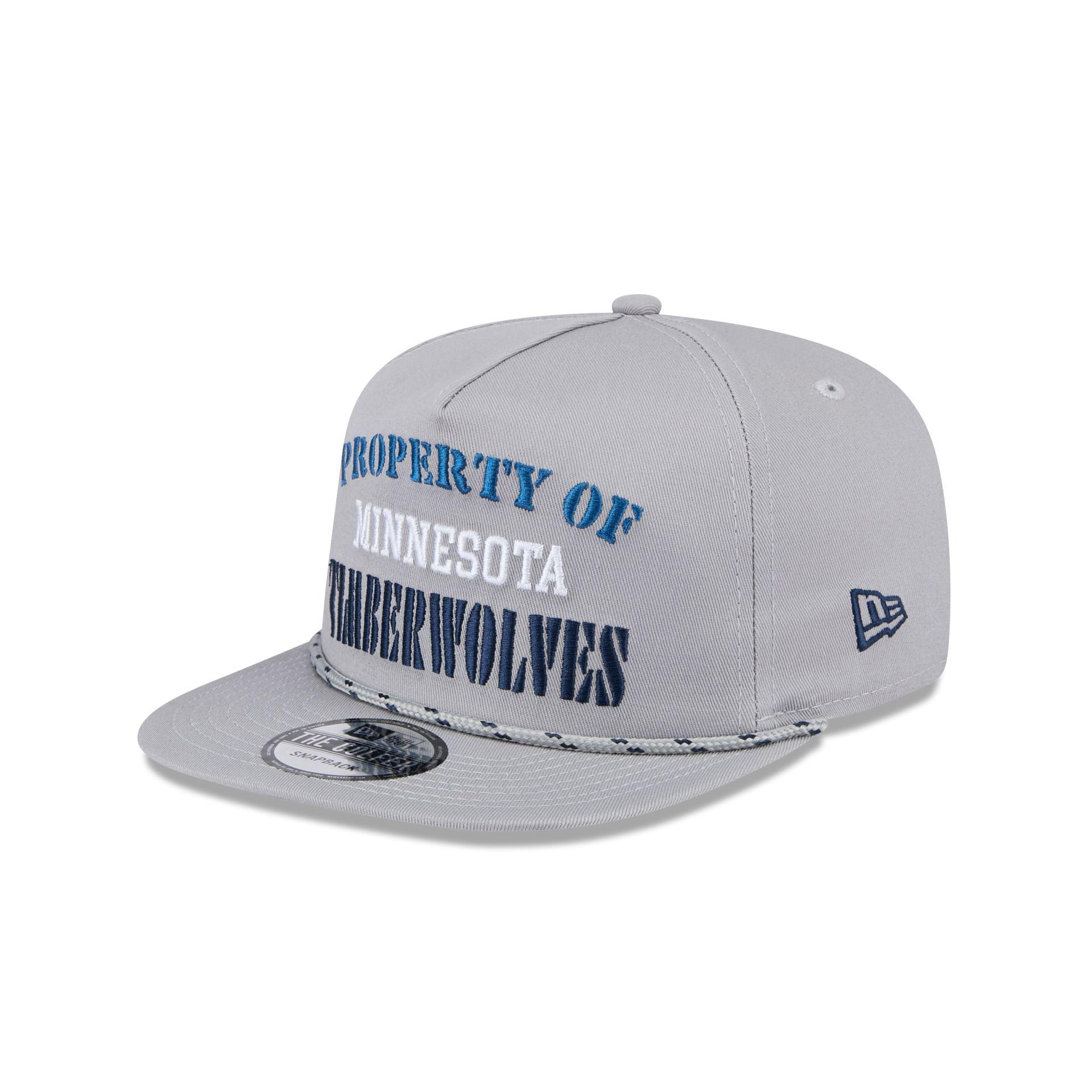 Minnesota Timberwolves Vintage Gray Rope Golfer Hat Male Product Image
