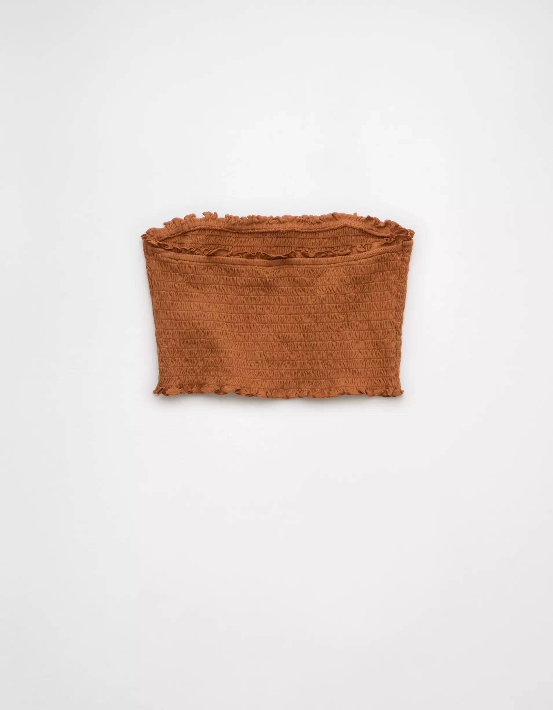 AE Sunchaser Knit Smocked Bandeau Product Image