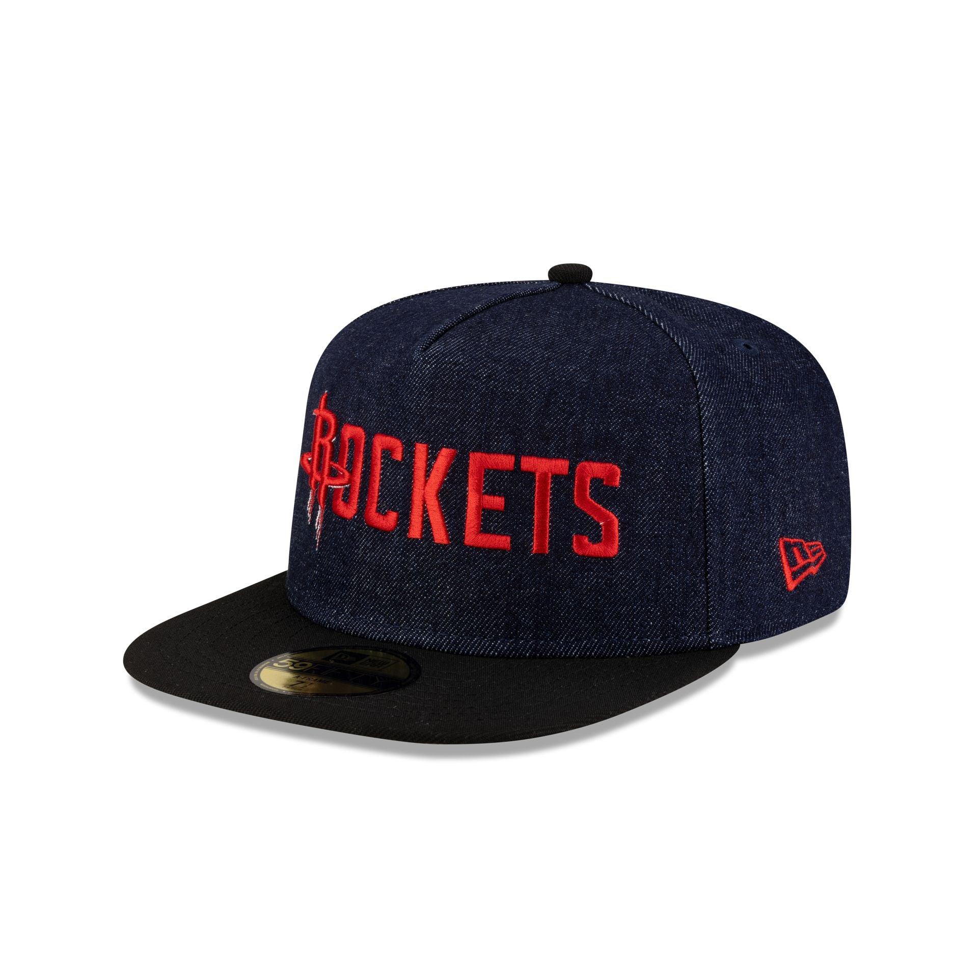 Toronto Raptors Navy Denim 59FIFTY A-Frame Fitted Hat Male Product Image