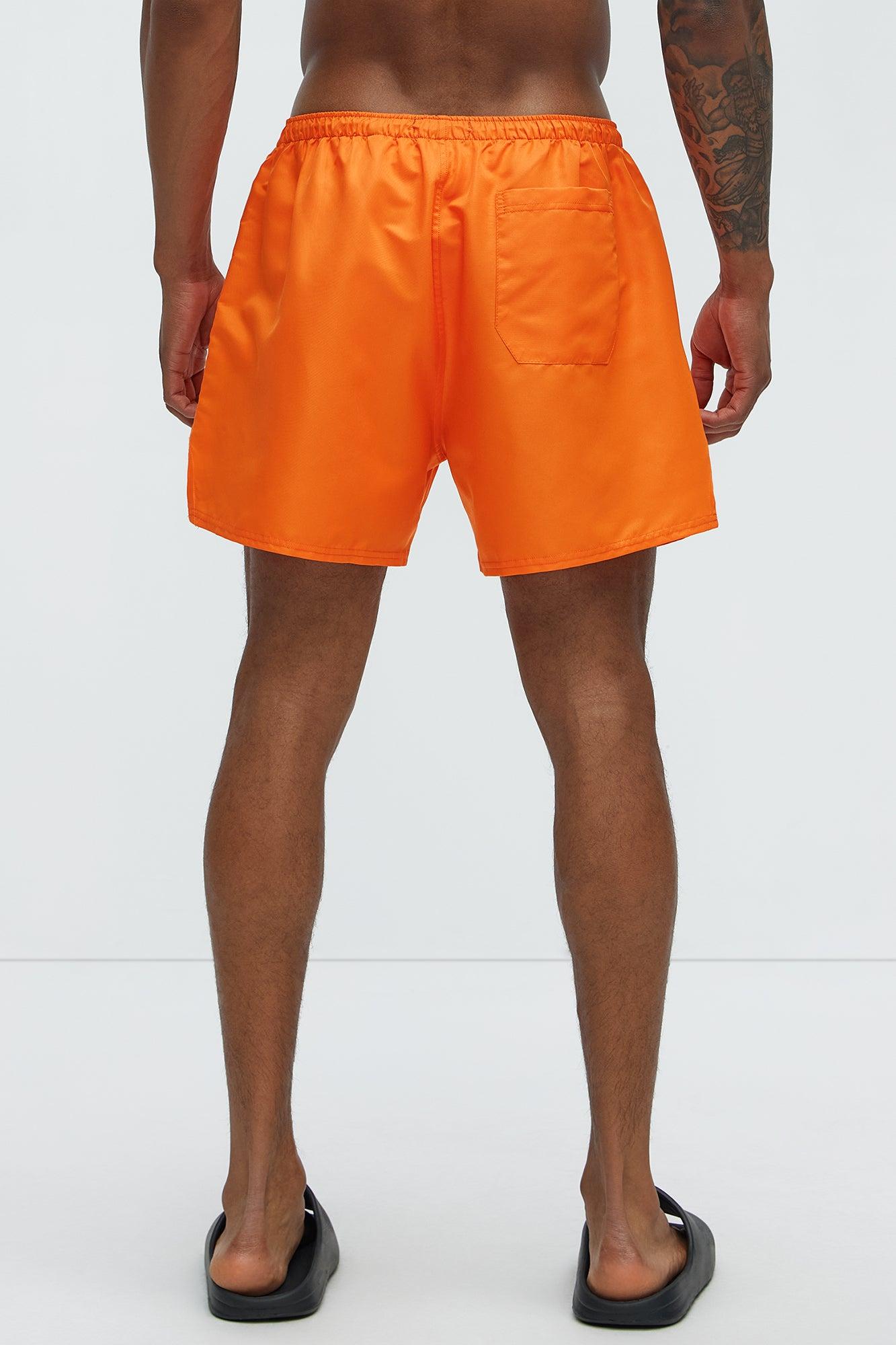 Blessed Swim Mid Trunk - Orange Product Image