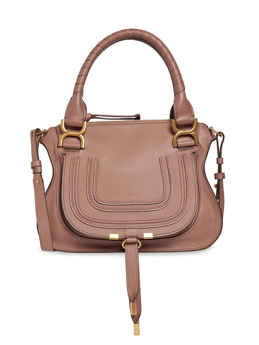 Womens Small Marcie Leather Satchel Product Image