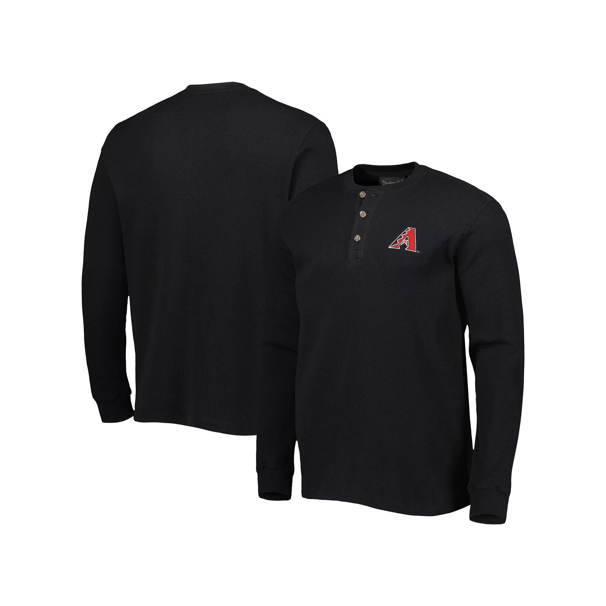 Men's Dunbrooke Arizona Diamondbacks Black Maverick Long Sleeve T-Shirt, Size: Medium Product Image