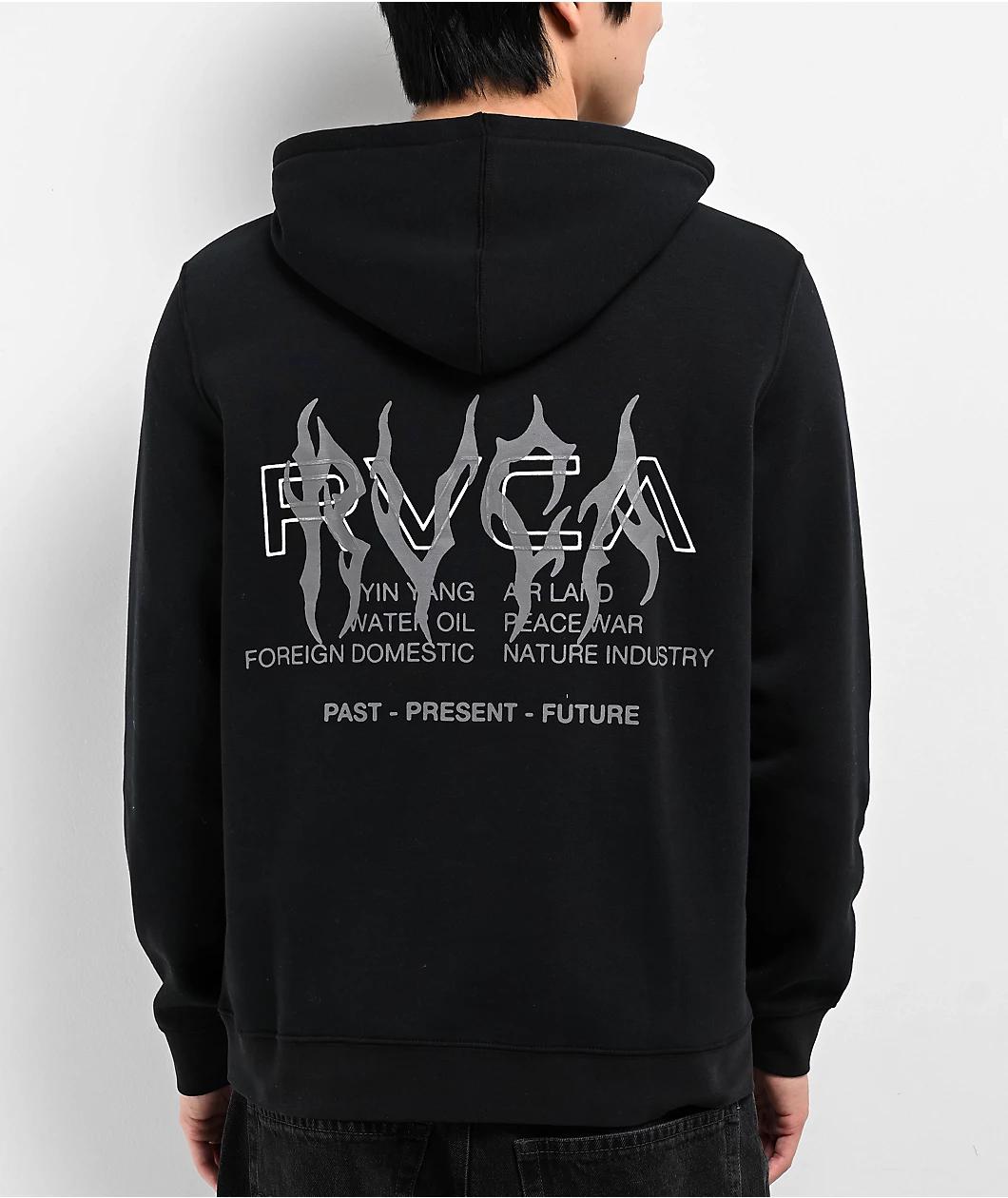 RVCA Metalurgy Black Hoodie Product Image