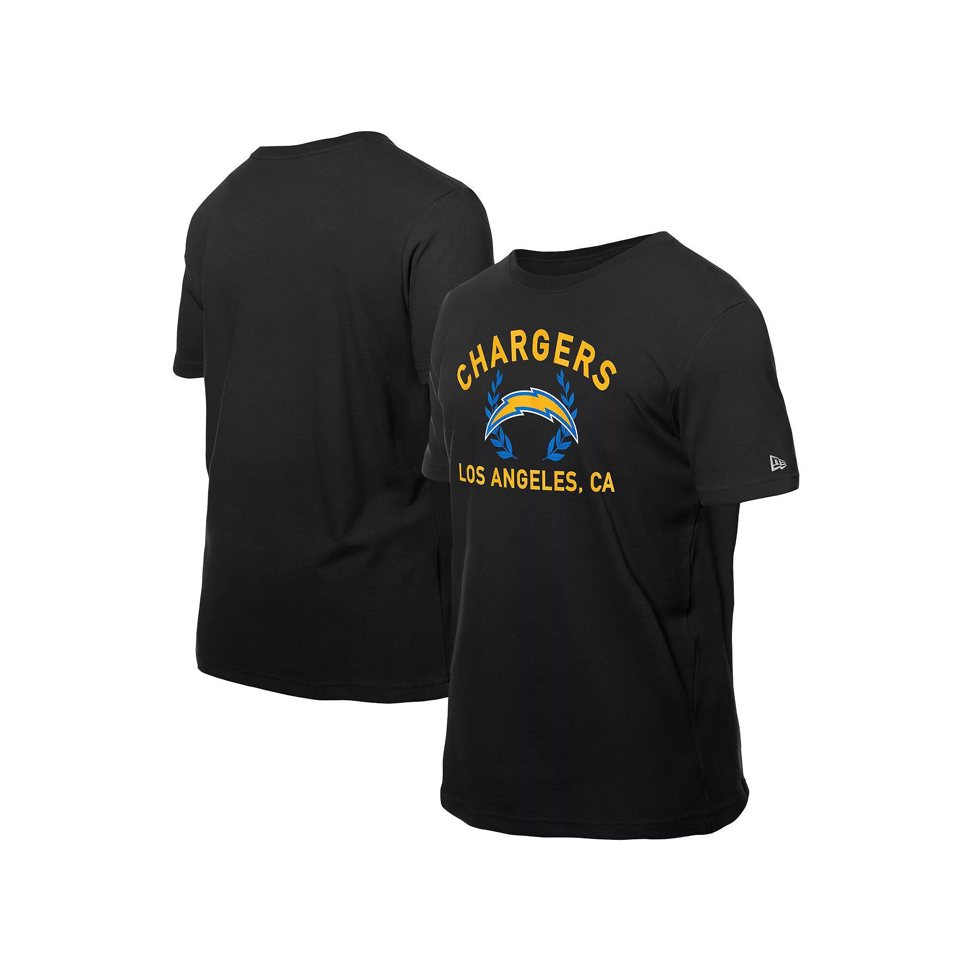 Men's New Era Black Los Angeles Chargers 2025 NFL Draft T-Shirt,  Product Image