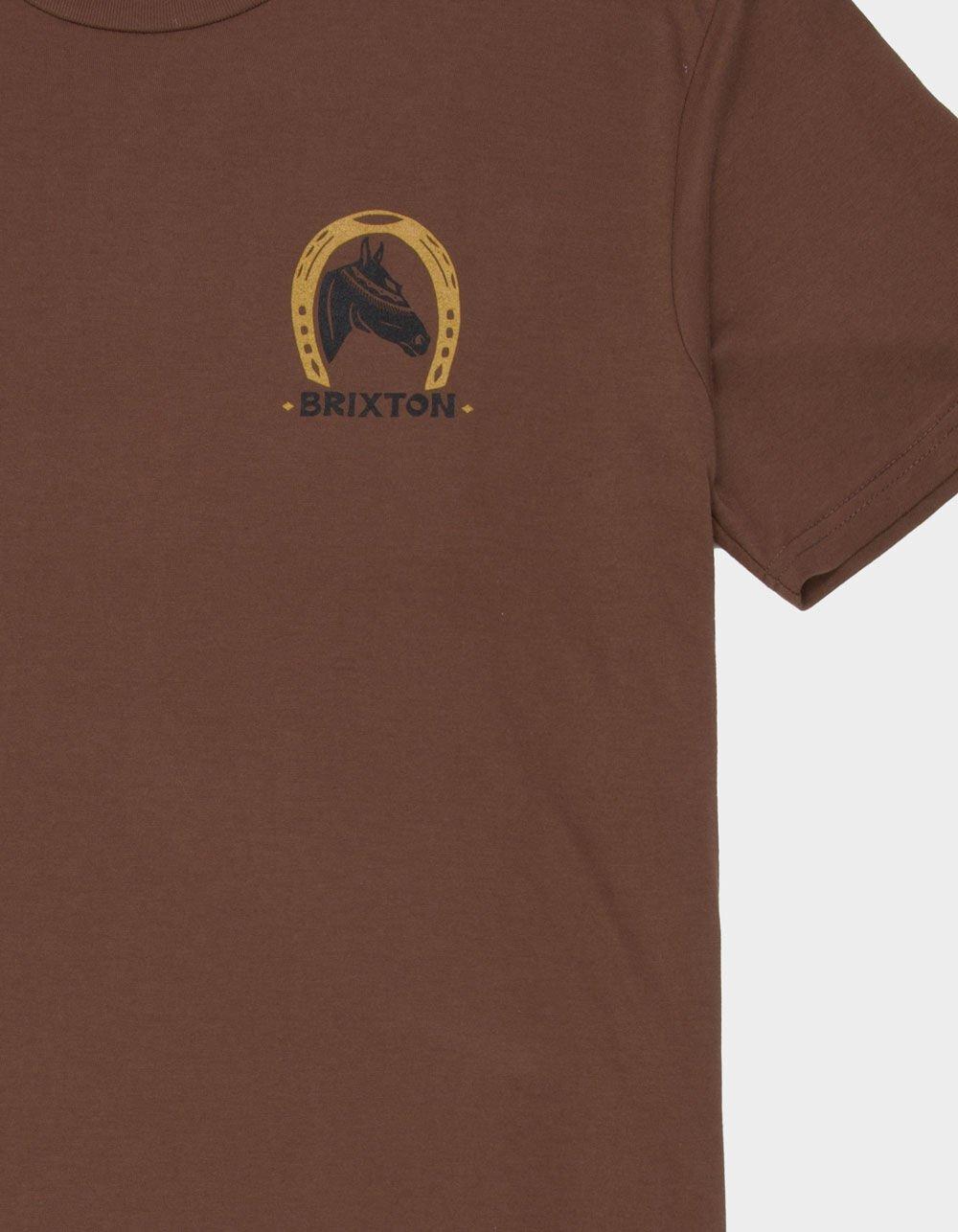 BRIXTON Blind Mens Tee - BROWN Product Image