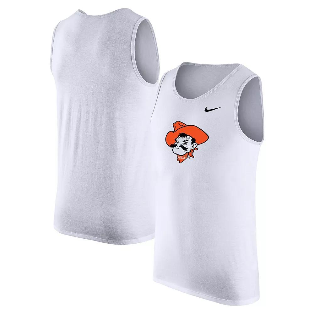 Men's Nike White Oklahoma State Cowboys Tank Top, Size: XL Product Image