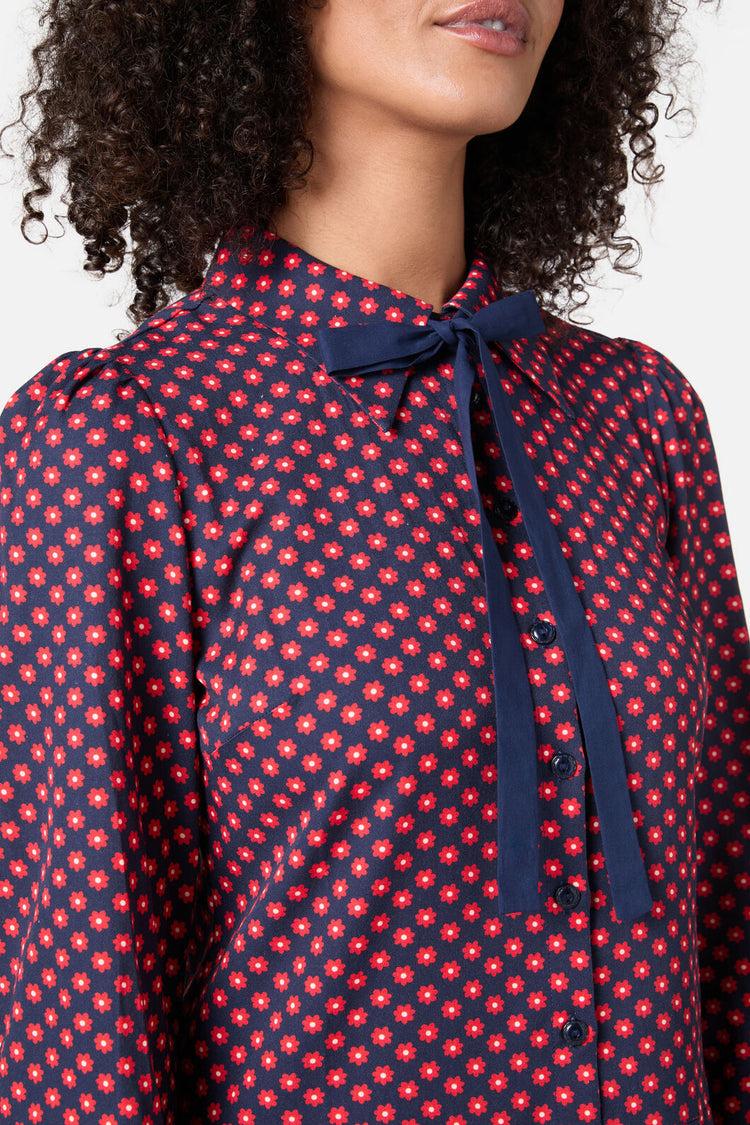 Flora Geo Shirt Dress Product Image