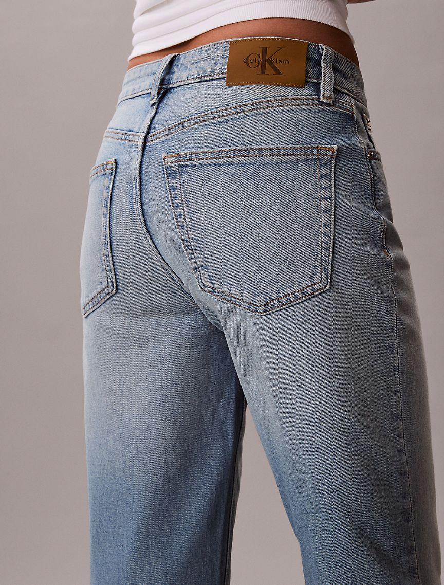 High Rise Straight Jeans Product Image