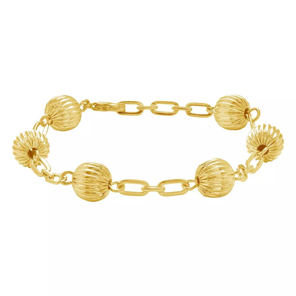 MC Collective Raffaella Chain Bracelet, Women's, Size: 6.50, Silver Tone Product Image