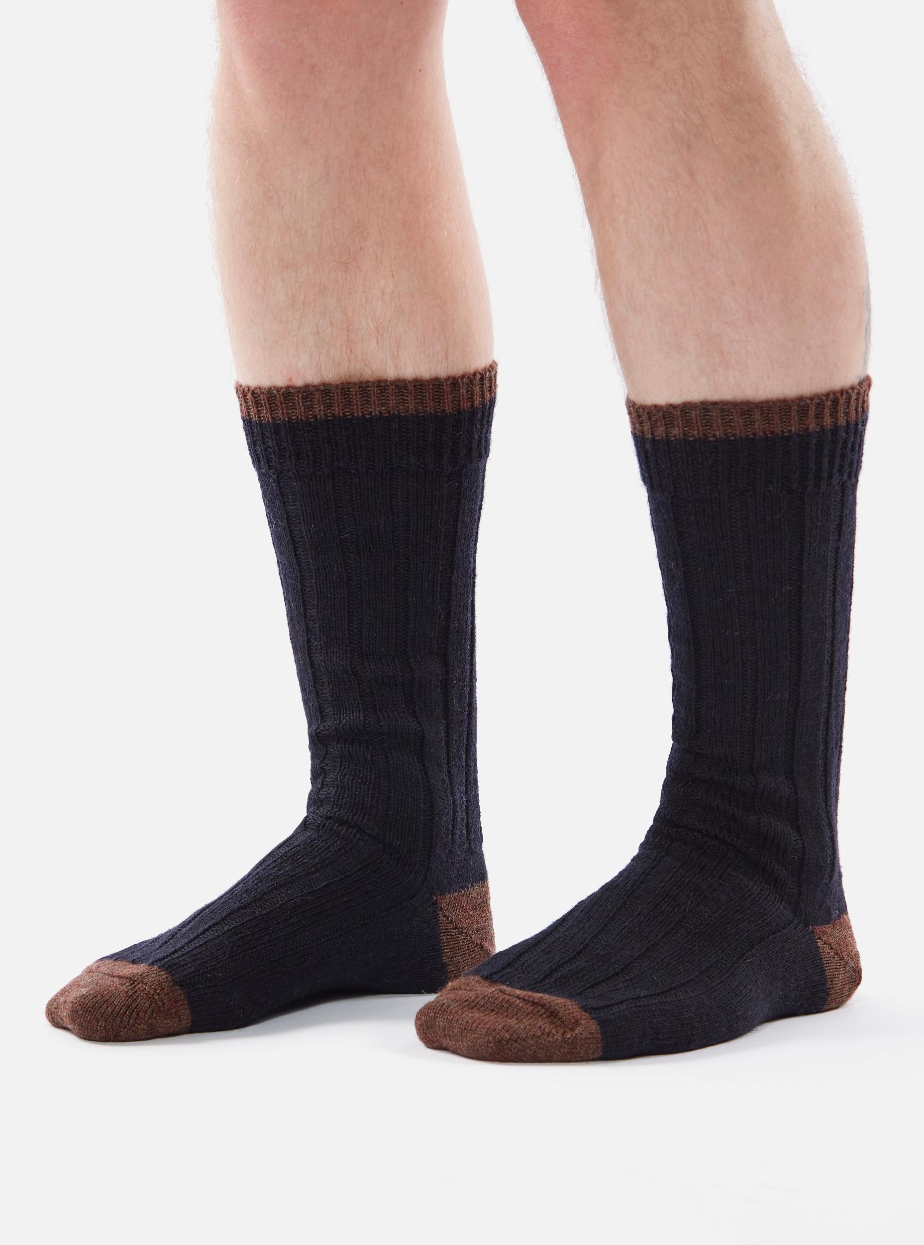 Navy Wool Hike Sock Product Image