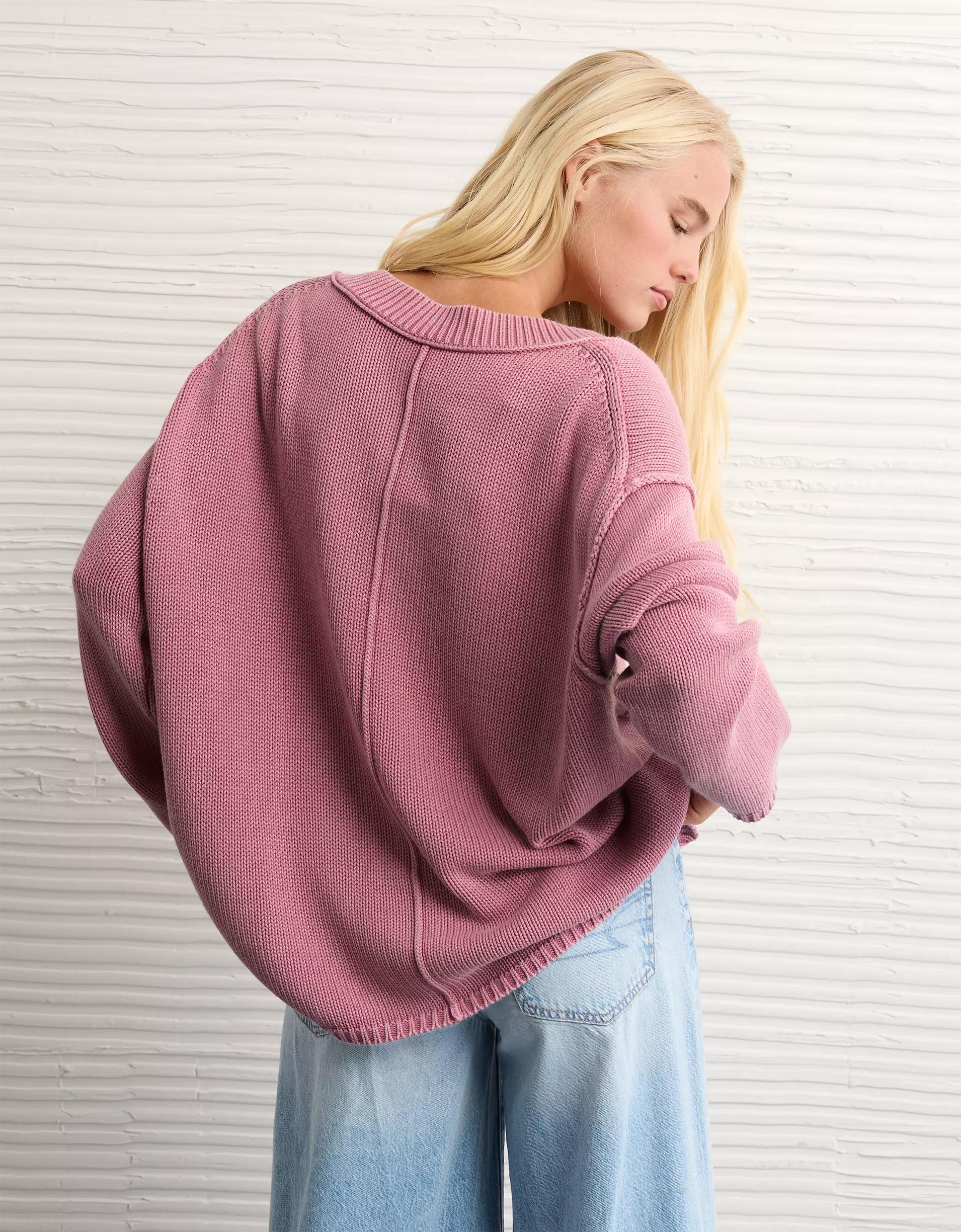 AE Big Hug V-Neck Sweater Product Image